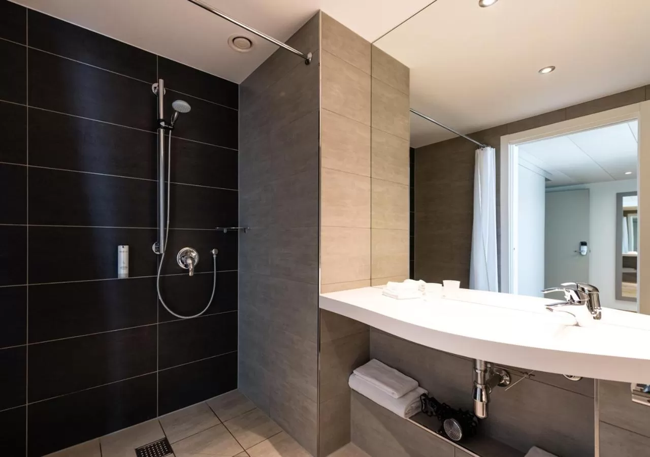 Toilet in Aquatis Hotel