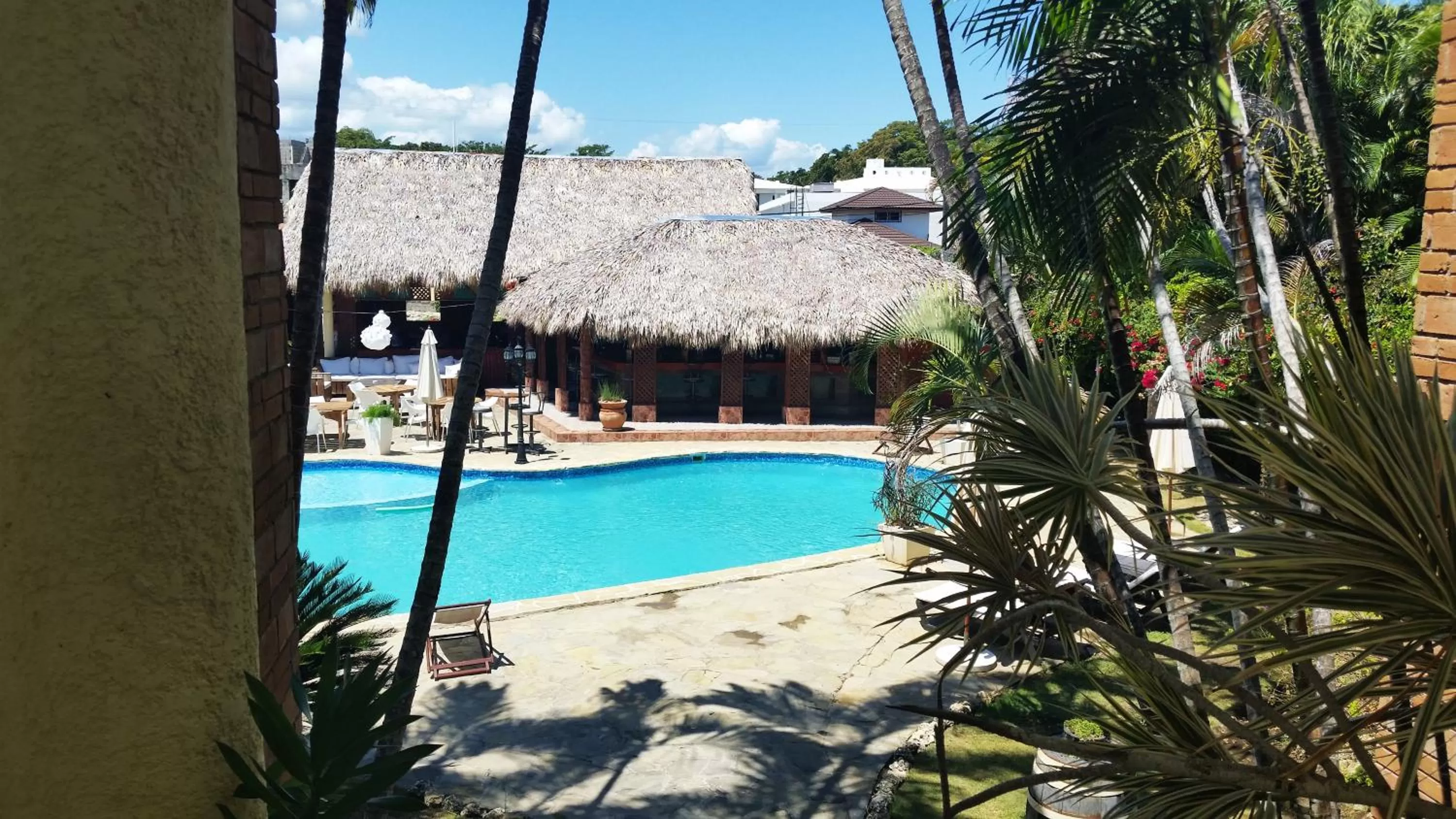 Pool view in Hotel Voramar