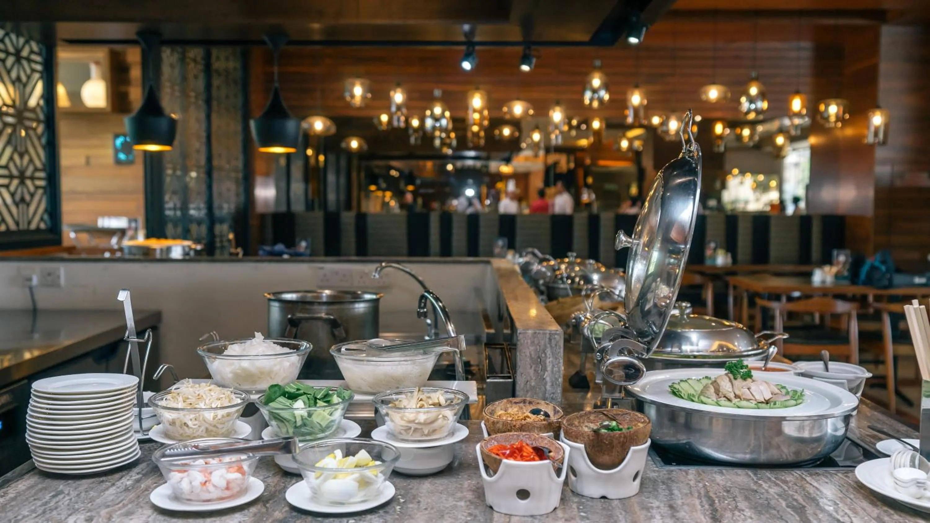 Food close-up in Crystal Crown Hotel Petaling Jaya