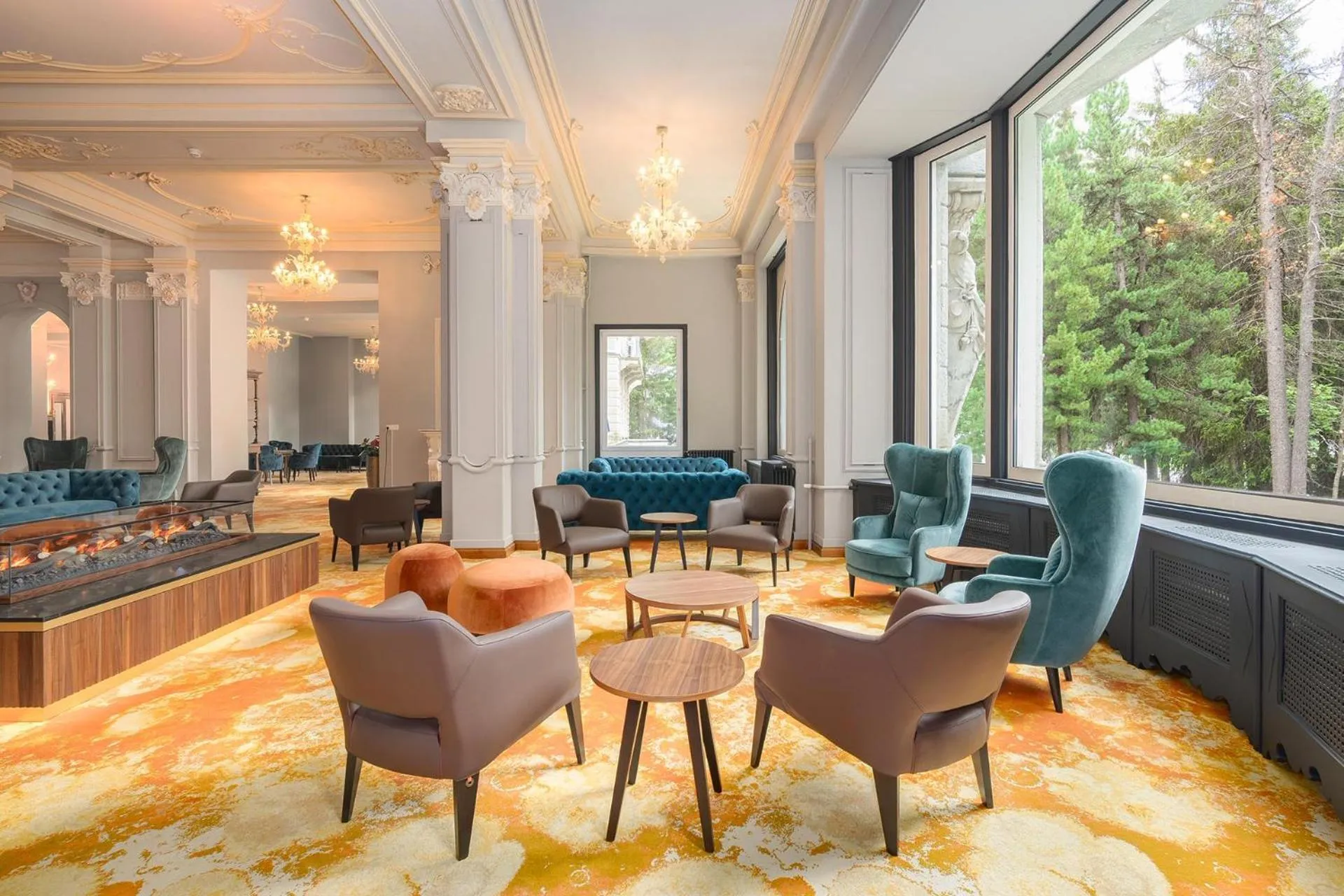 Lobby or reception in Hotel Reine Victoria