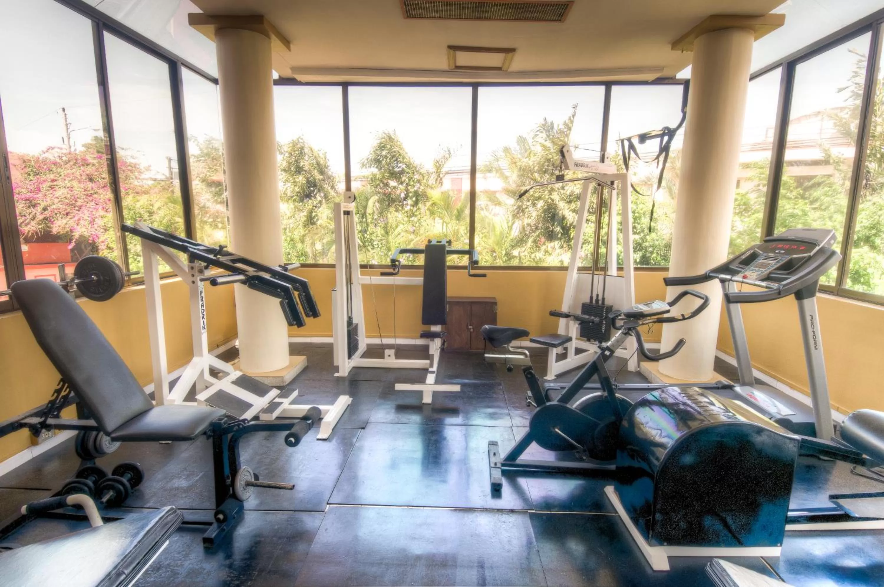 Fitness centre/facilities in Adventure Inn