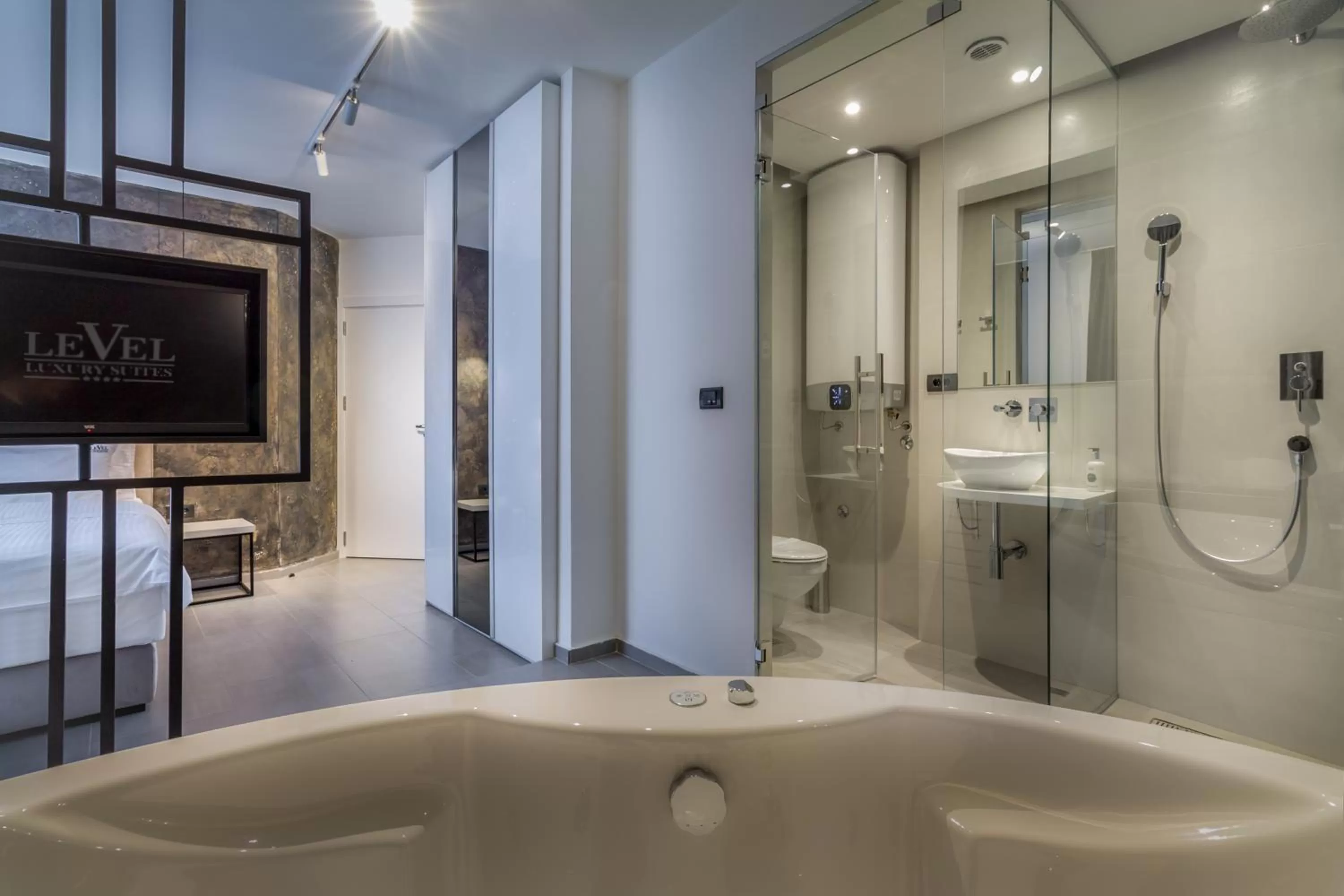 Bathroom in Level Luxury Suites