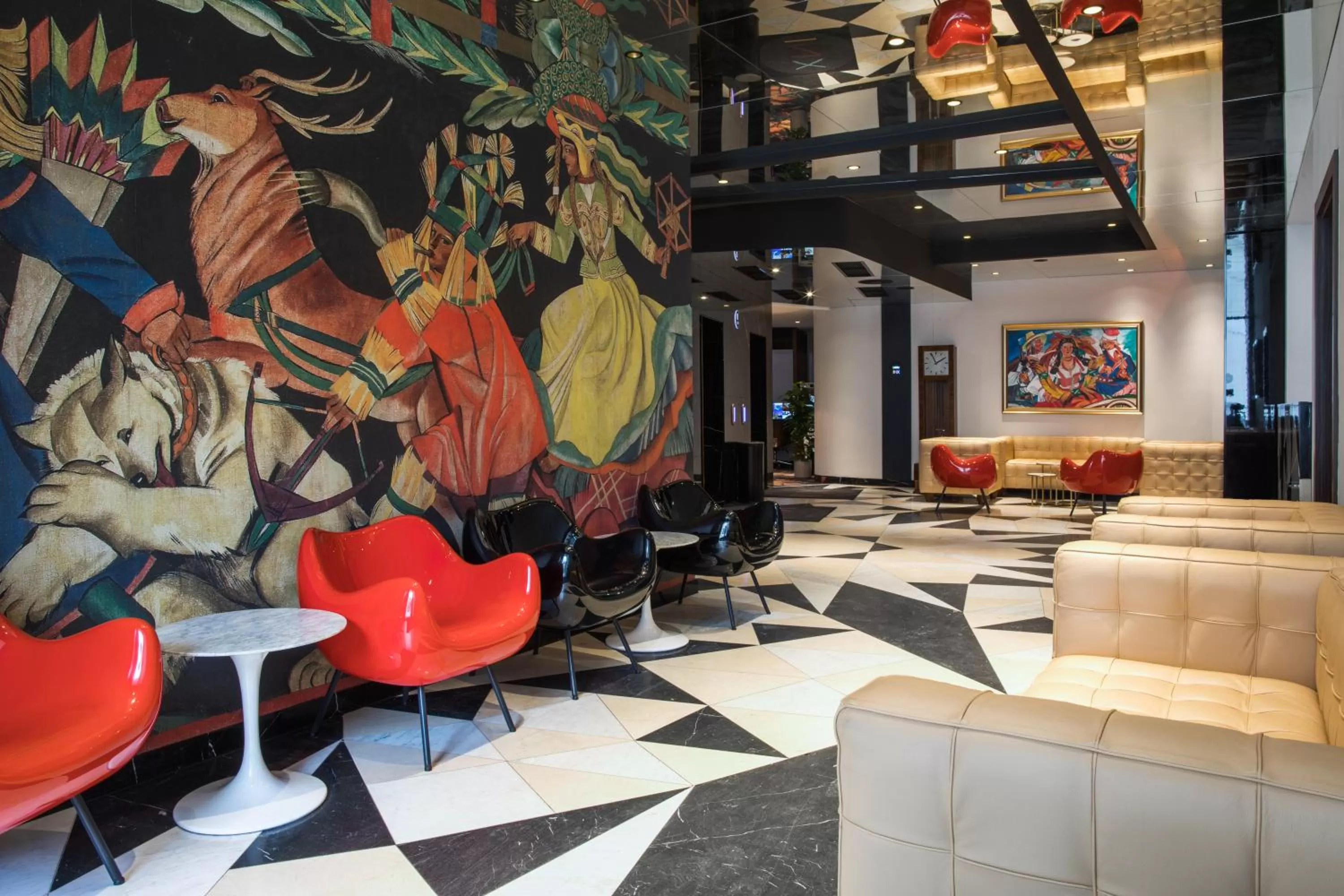 Lobby or reception in INX Design Hotel