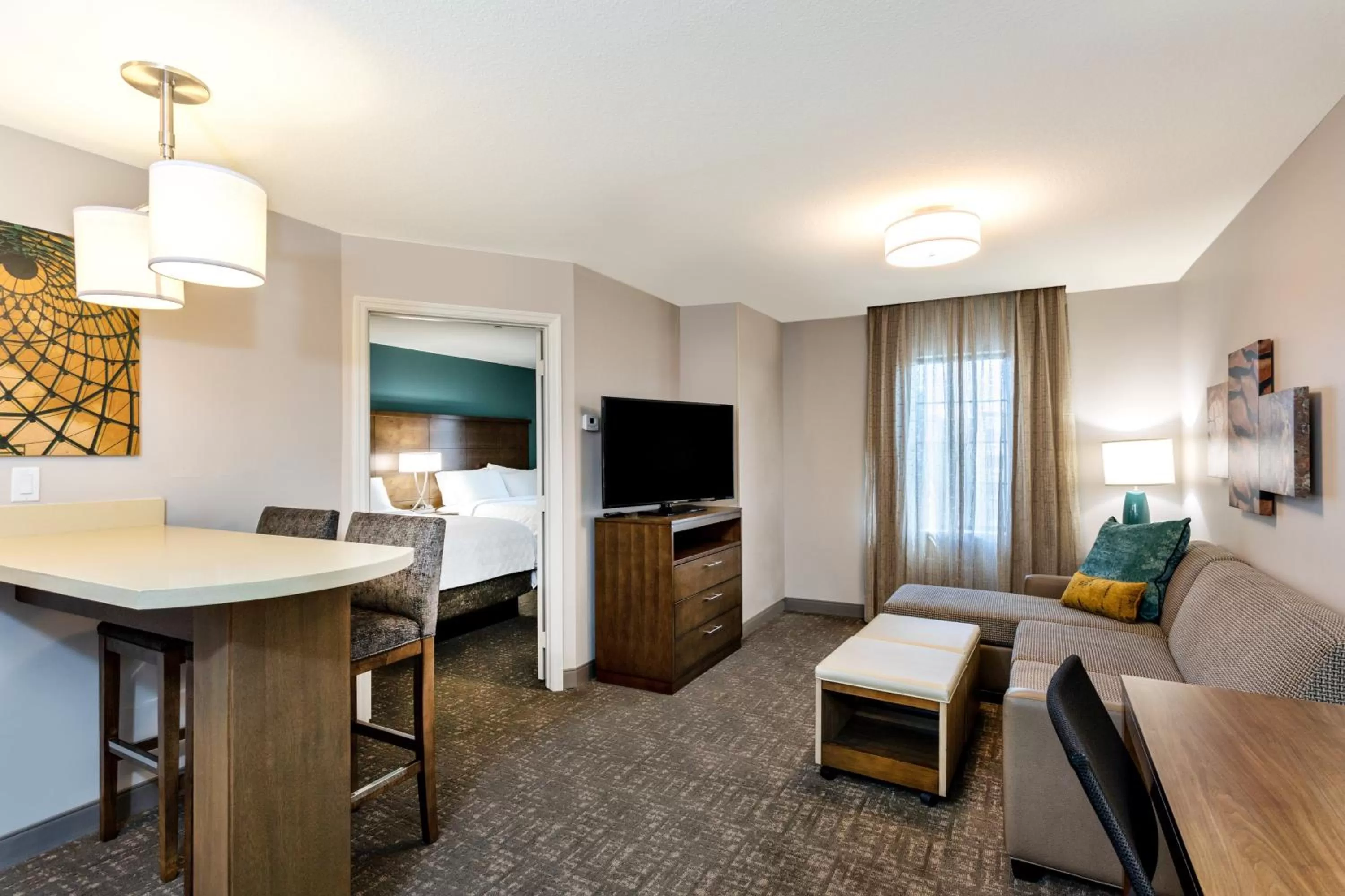 Photo of the whole room, Bed in Staybridge Suites - Fort Lauderdale Airport - West by IHG