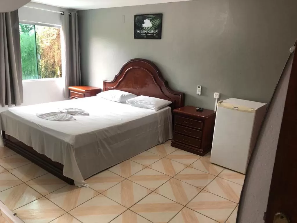 Bed in Hotel Nosso Bosque