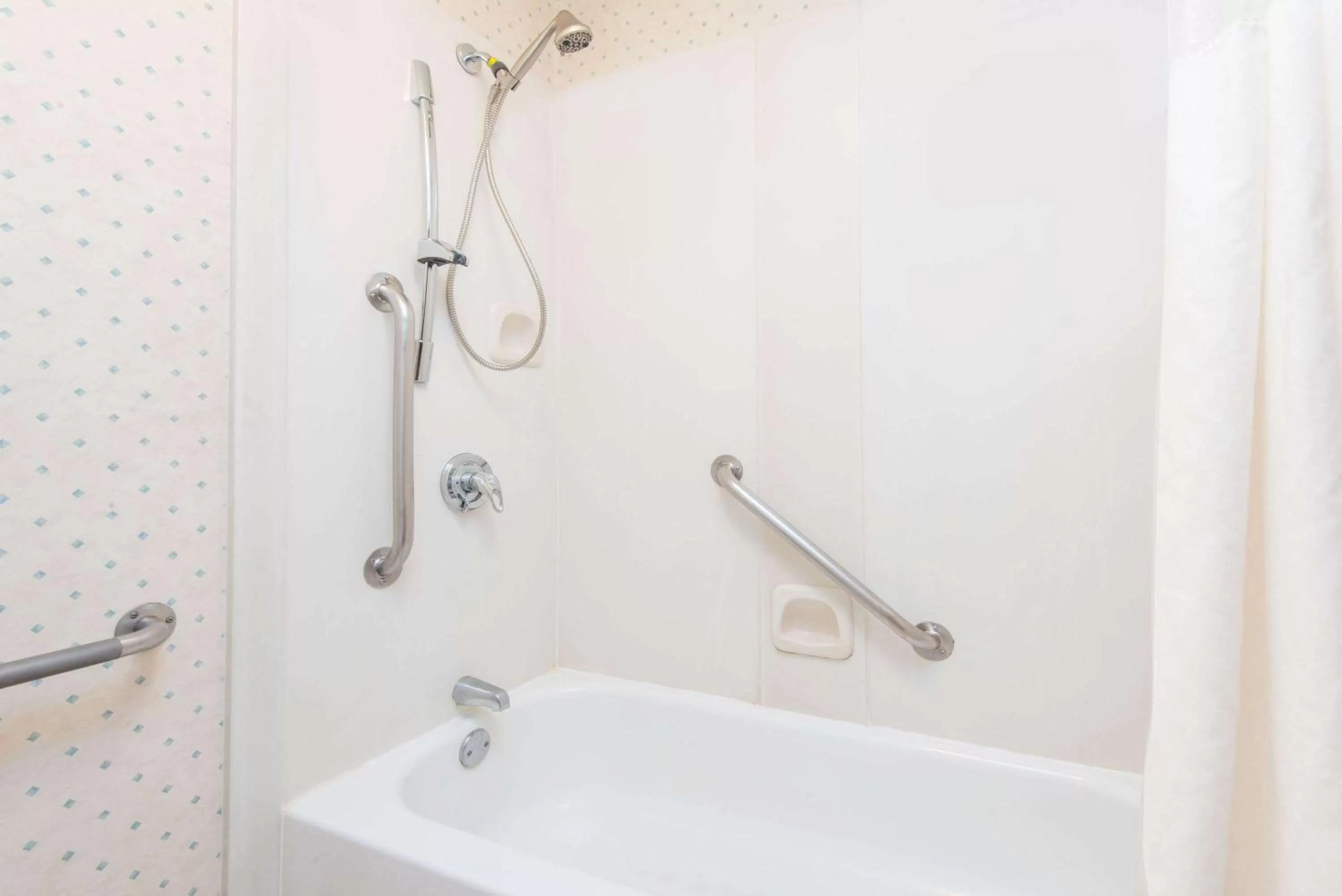 Bathroom in Super 8 by Wyndham Wichita South