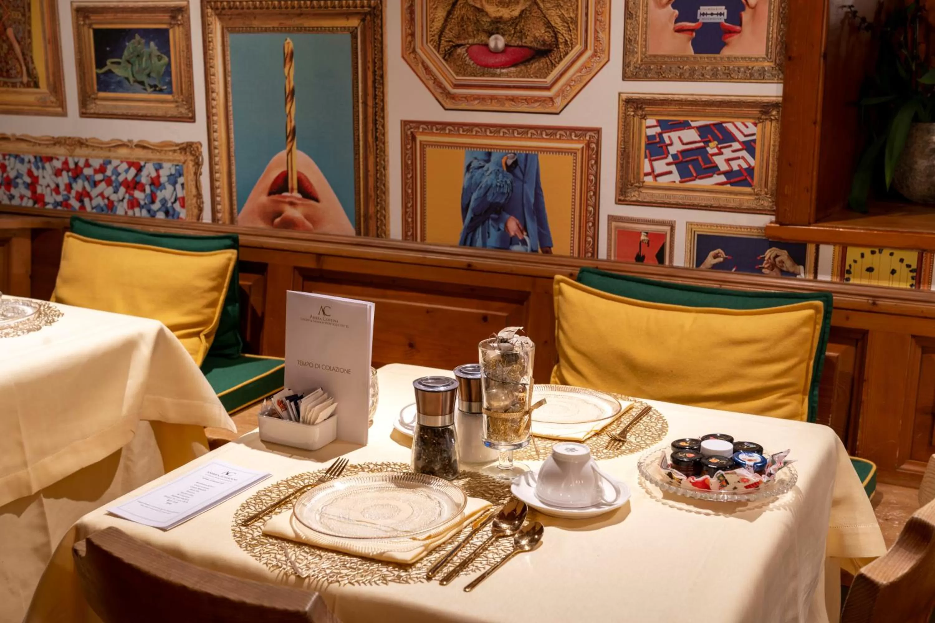 Breakfast in Ambra Cortina Luxury&Fashion Hotel