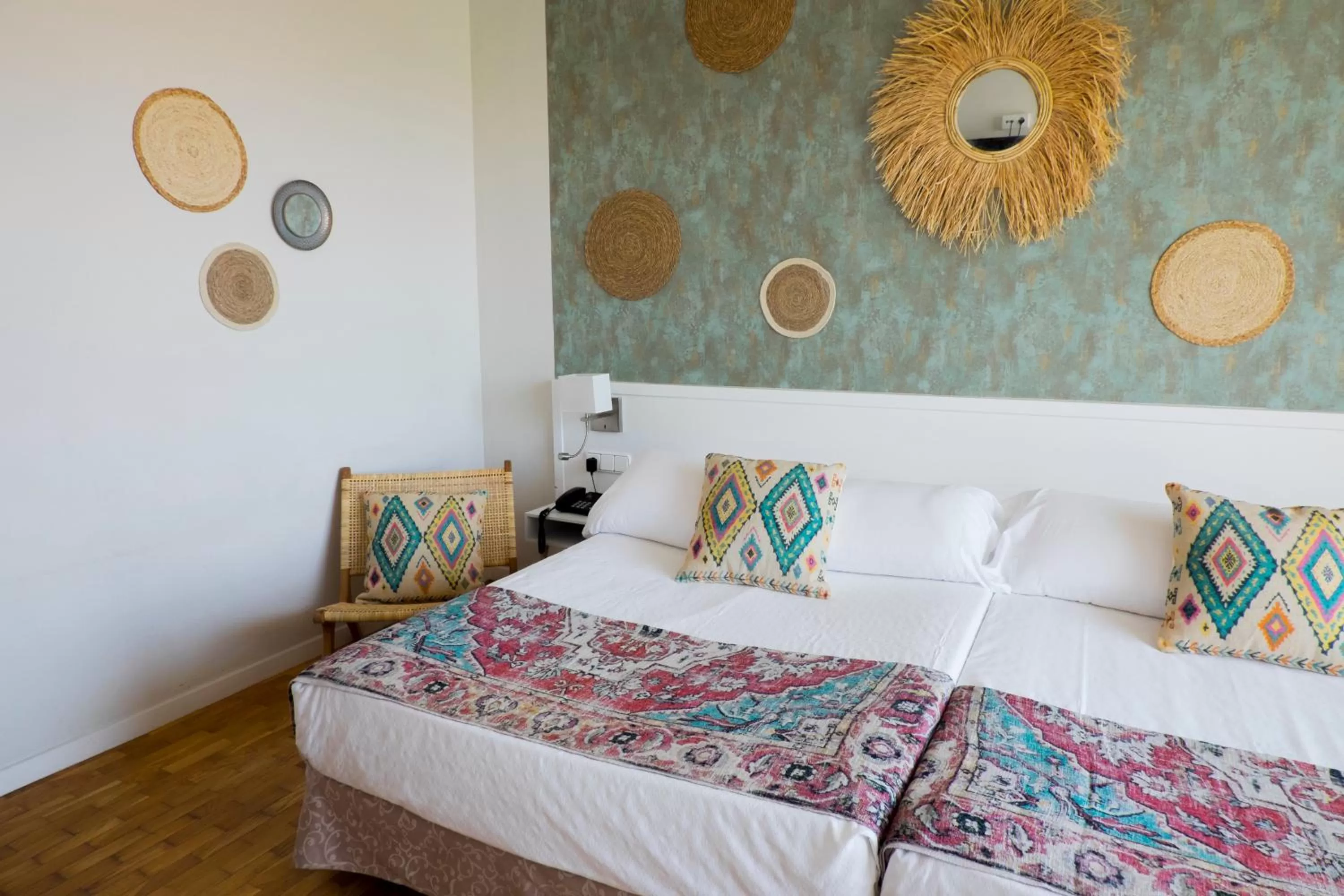 Bed in Hotel Subur Maritim