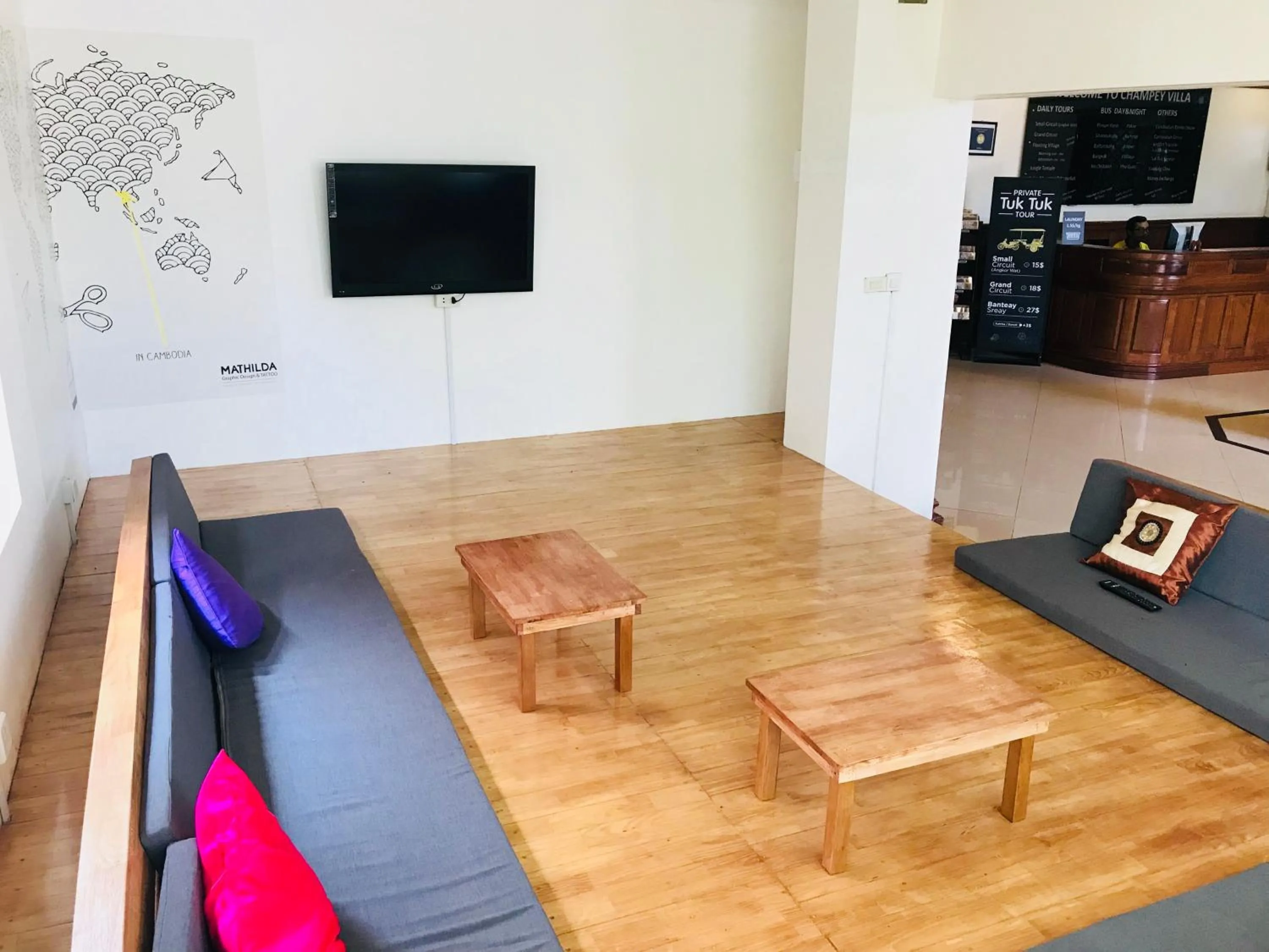 Lobby or reception in Champey Villa