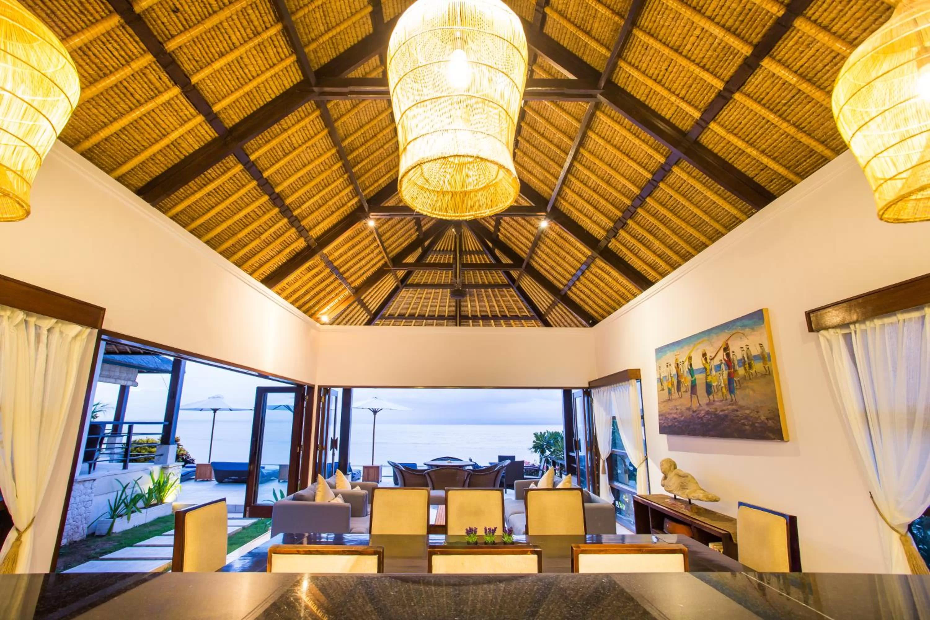 Living room in The Point Resort Lembongan