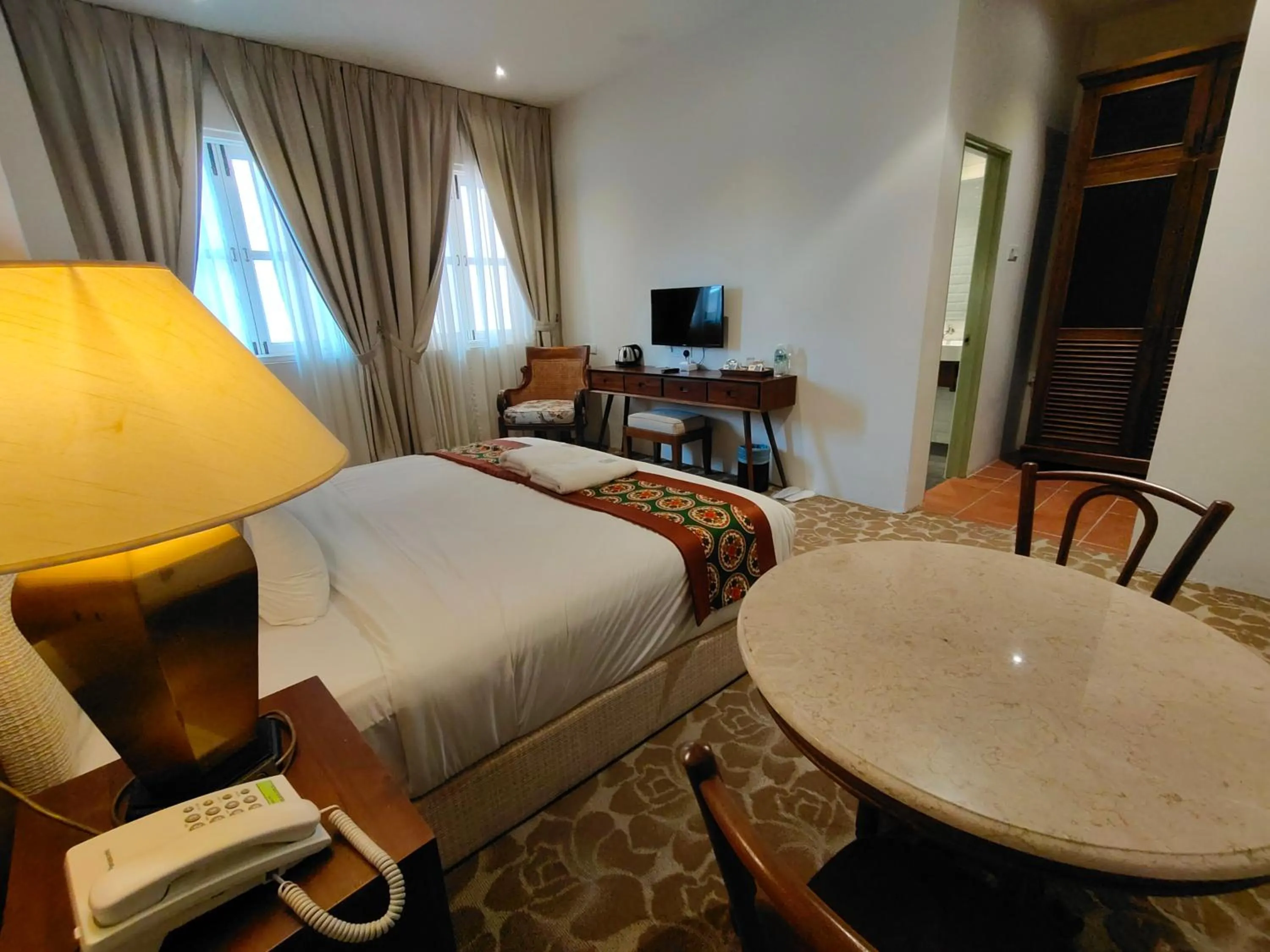Seating area, Bed in Kapitan Kongsi Boutique Hotel
