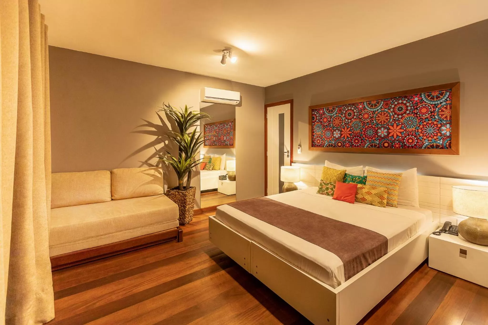 Photo of the whole room, Bed in Bravo Pousada Design