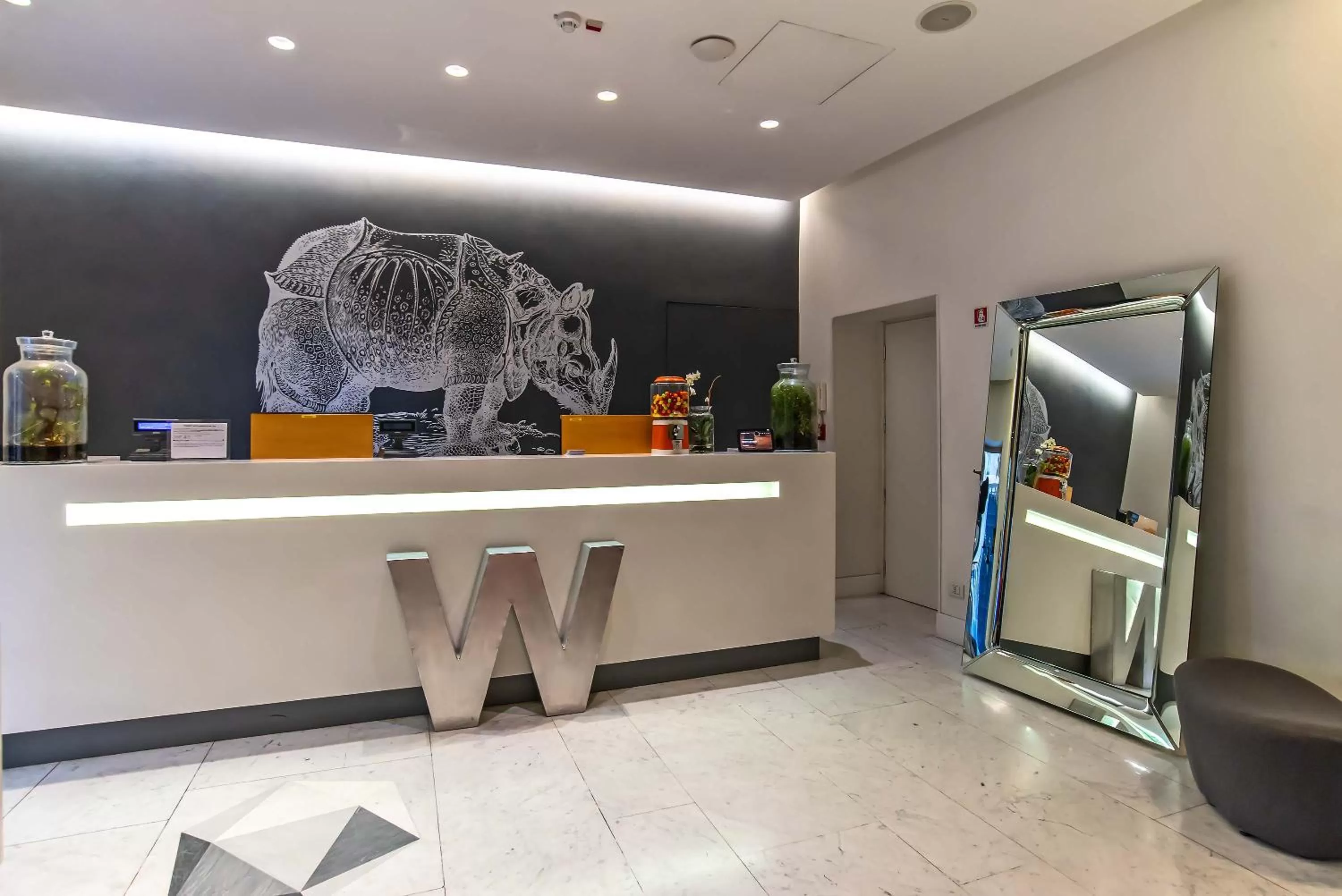 Lobby or reception in Hotel White