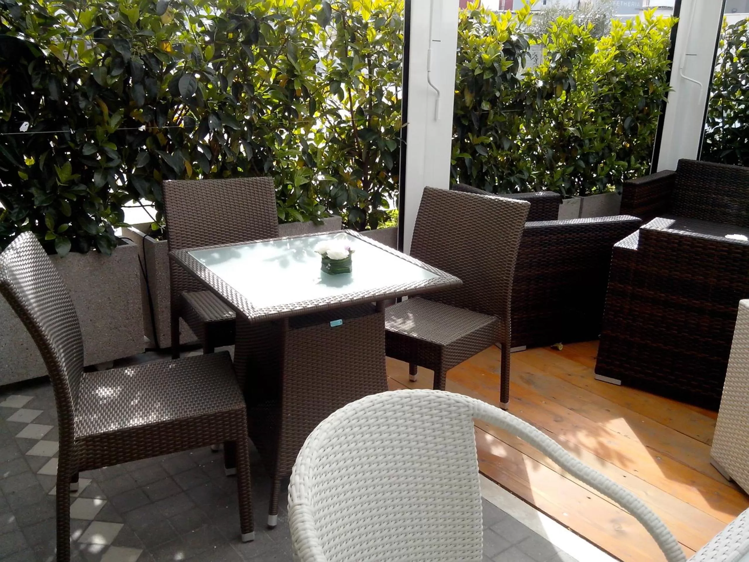 Communal lounge/ TV room in Hotel Briganti