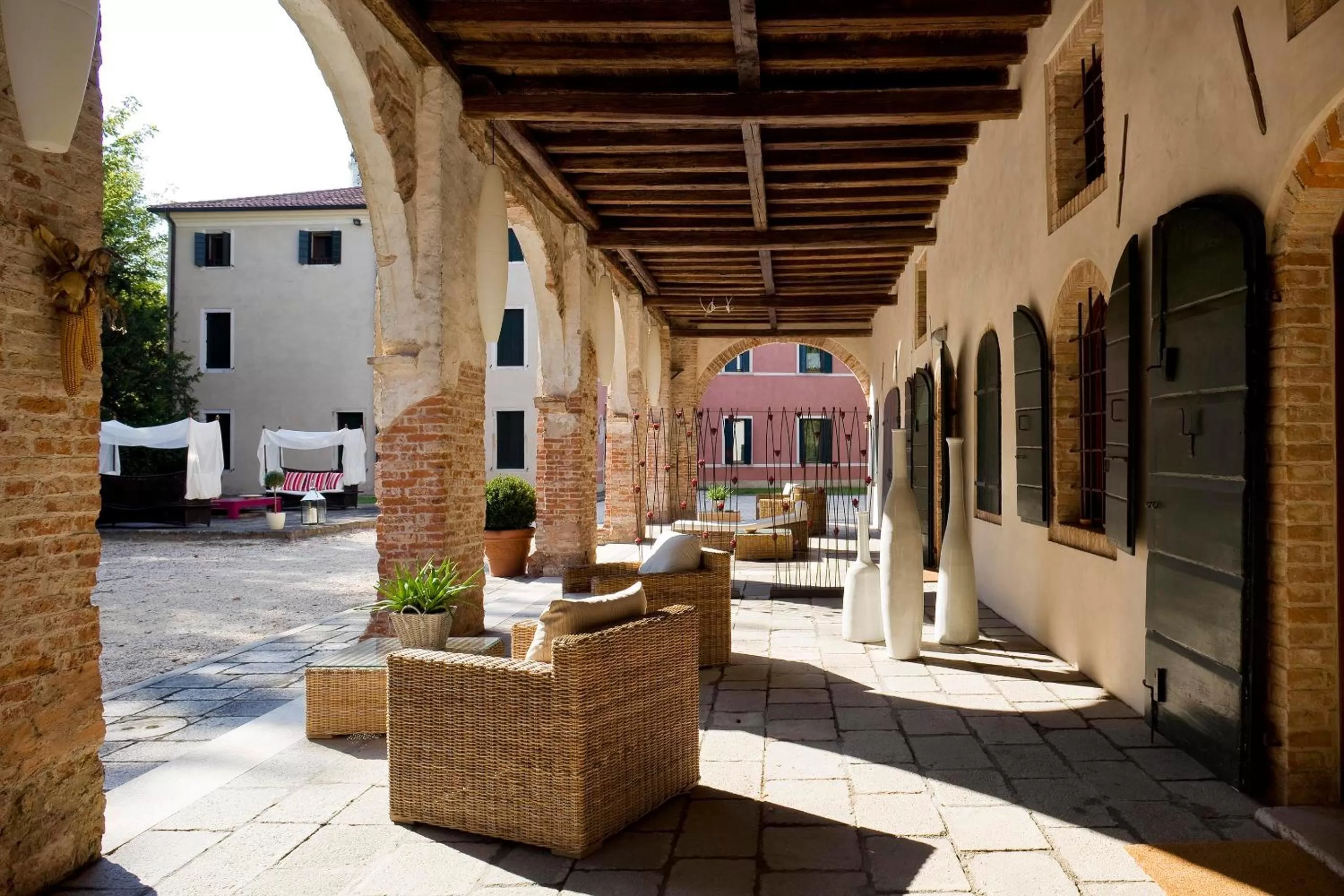 Patio in Villa Moro Lin Design Apartments