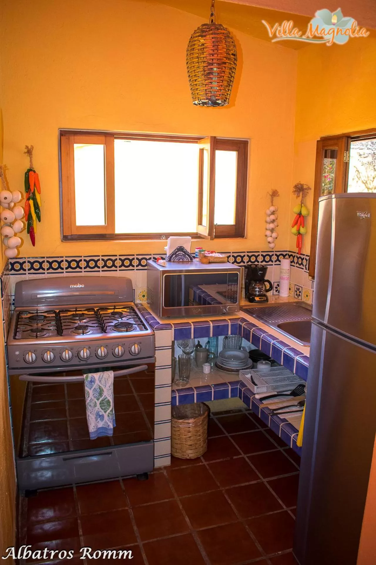 Kitchen or kitchenette in Casa Villa Magnolia B&B