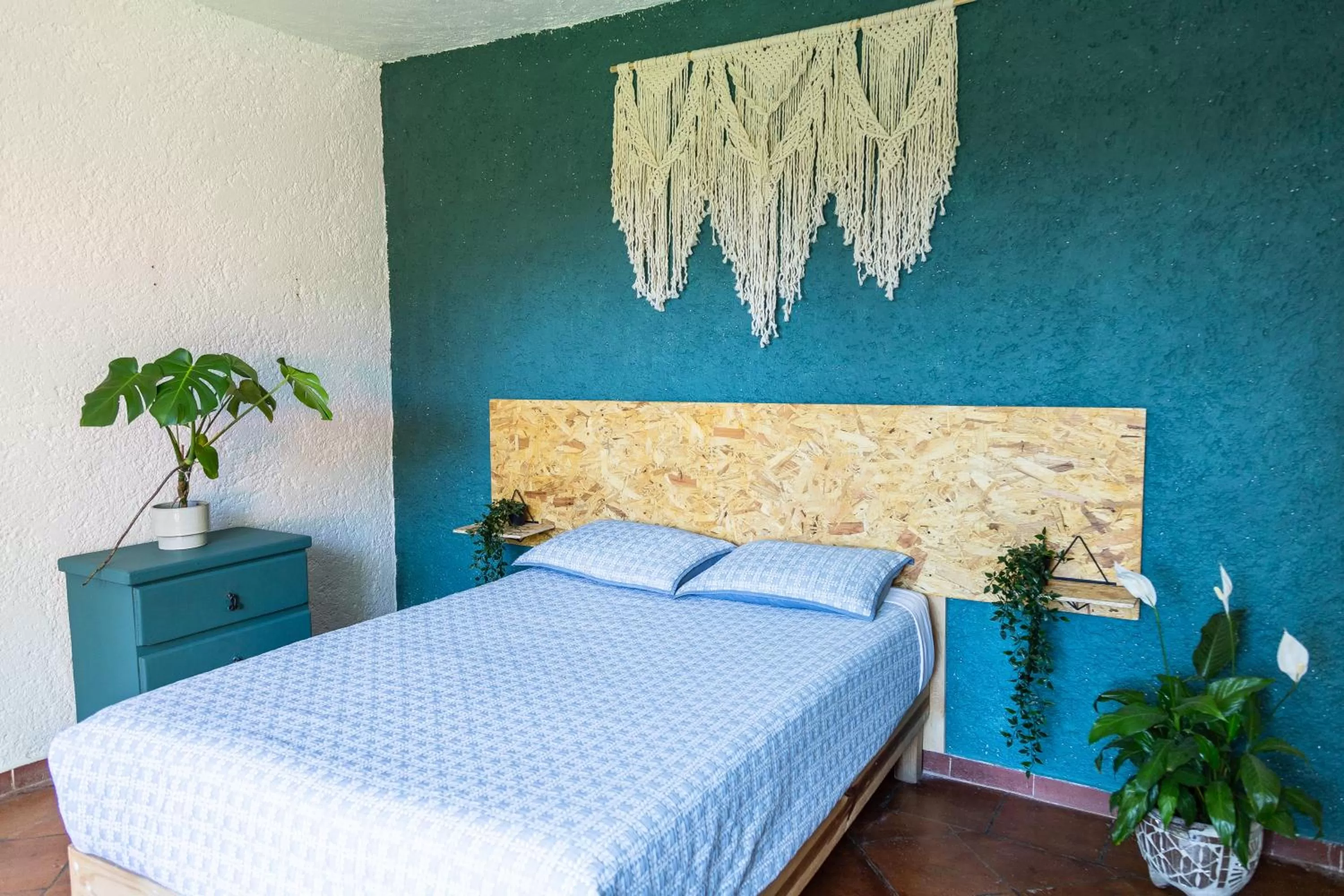 Photo of the whole room, Bed in Colibrí Turquesa