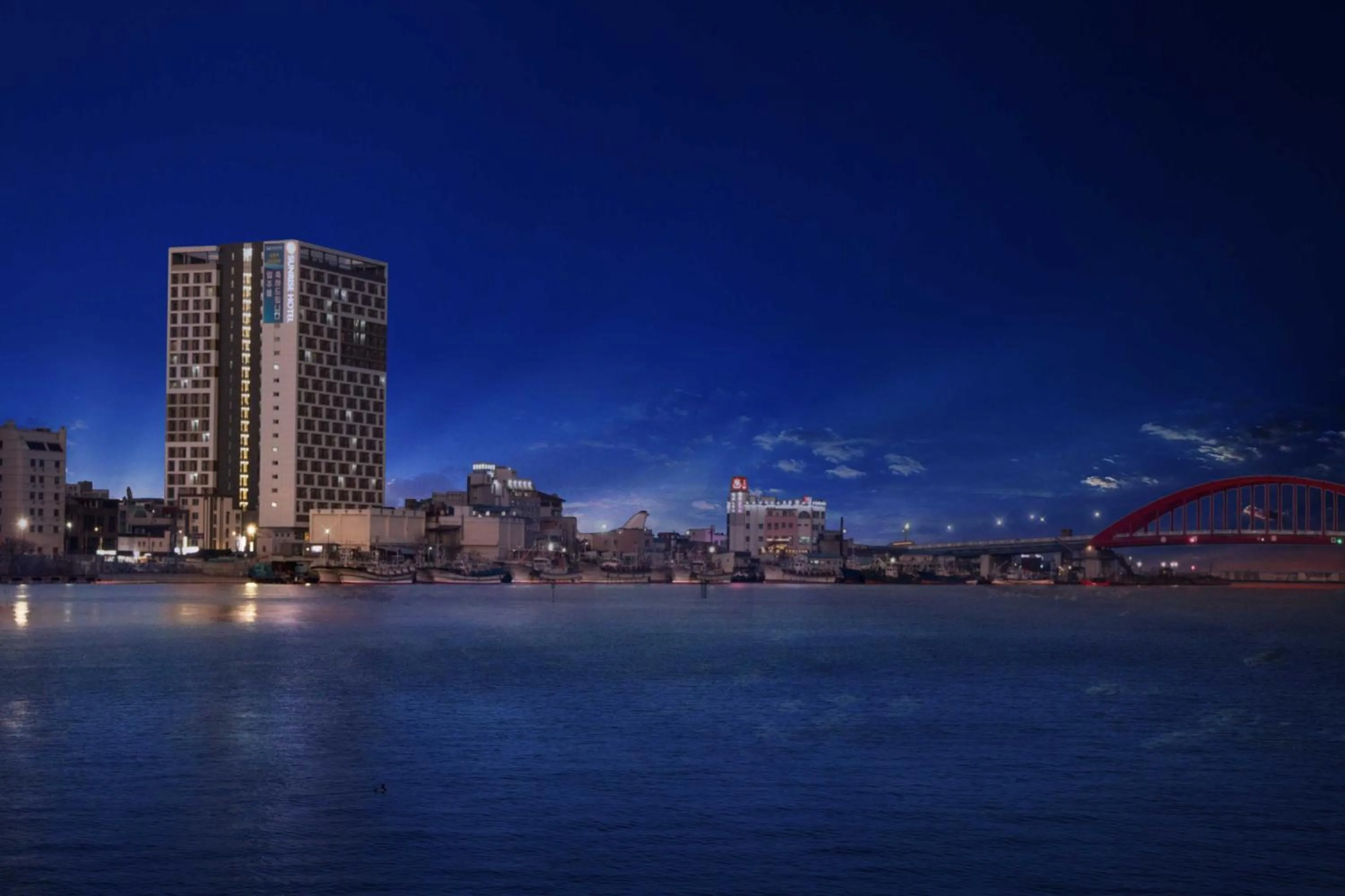 Property building in Sunrise Hotel Sokcho