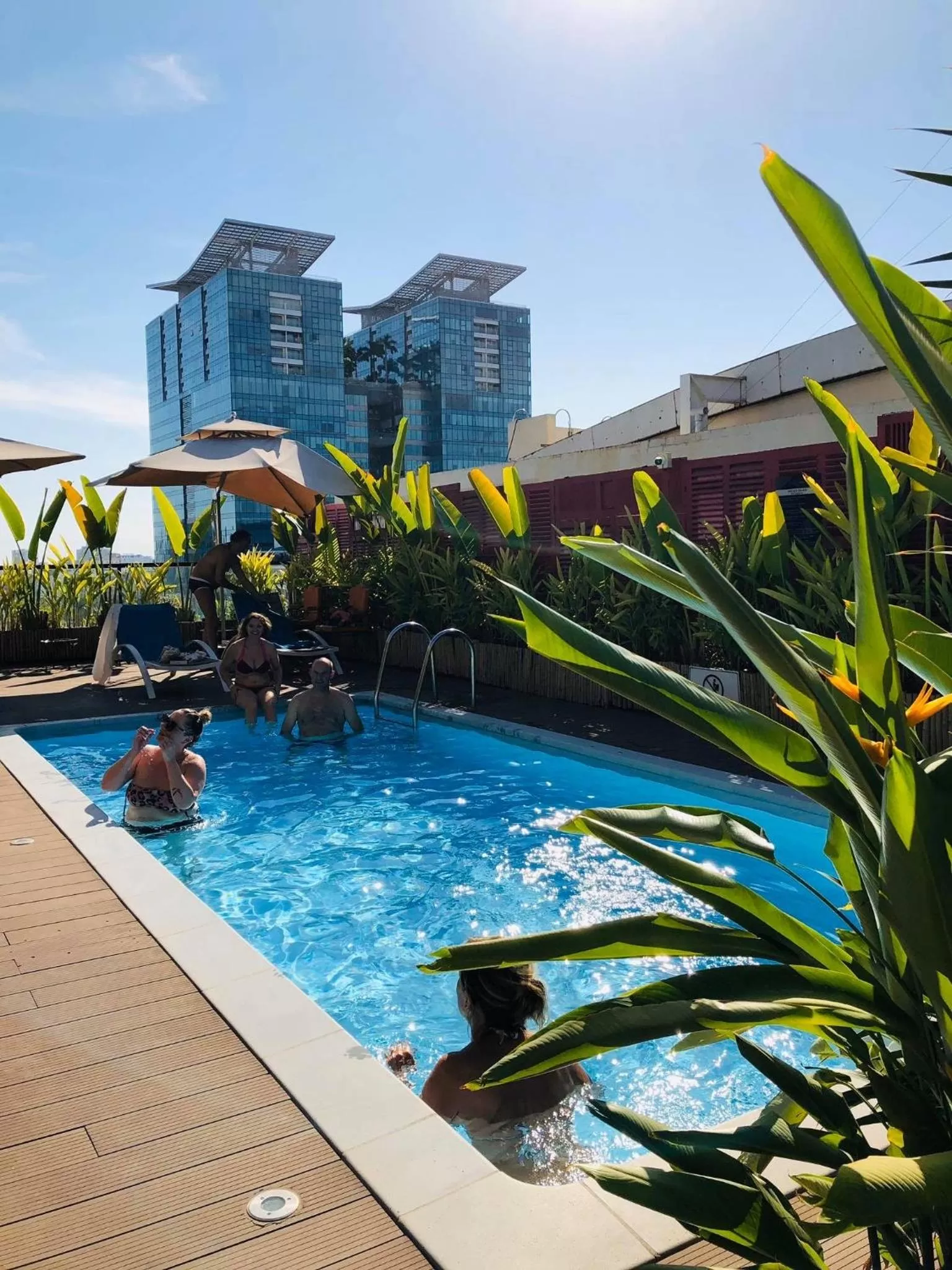 Swimming Pool in Prostyle Hotel Ho Chi Minh プロスタイルホテルホーチミン