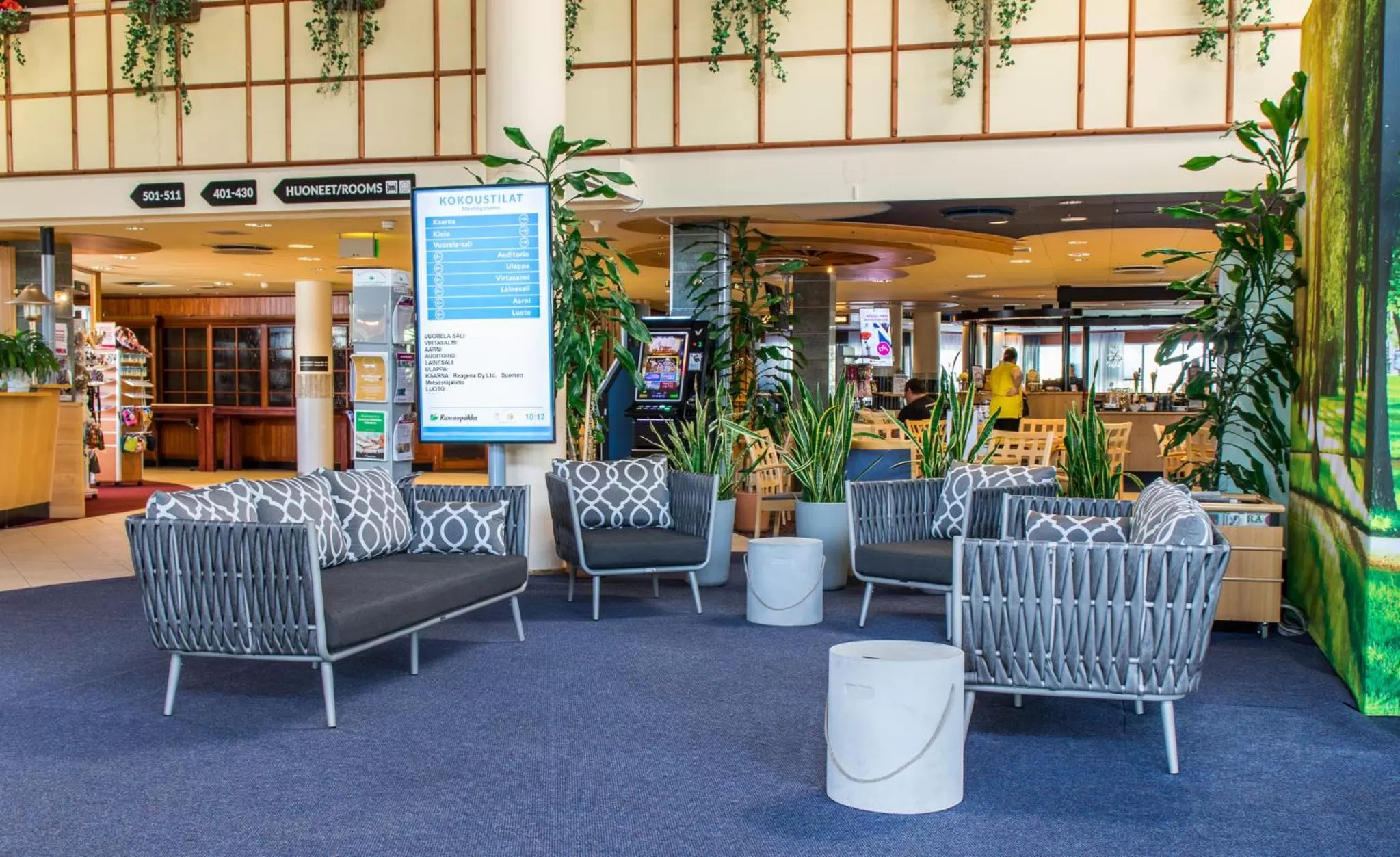 Lobby or reception in Spa Hotel Kunnonpaikka