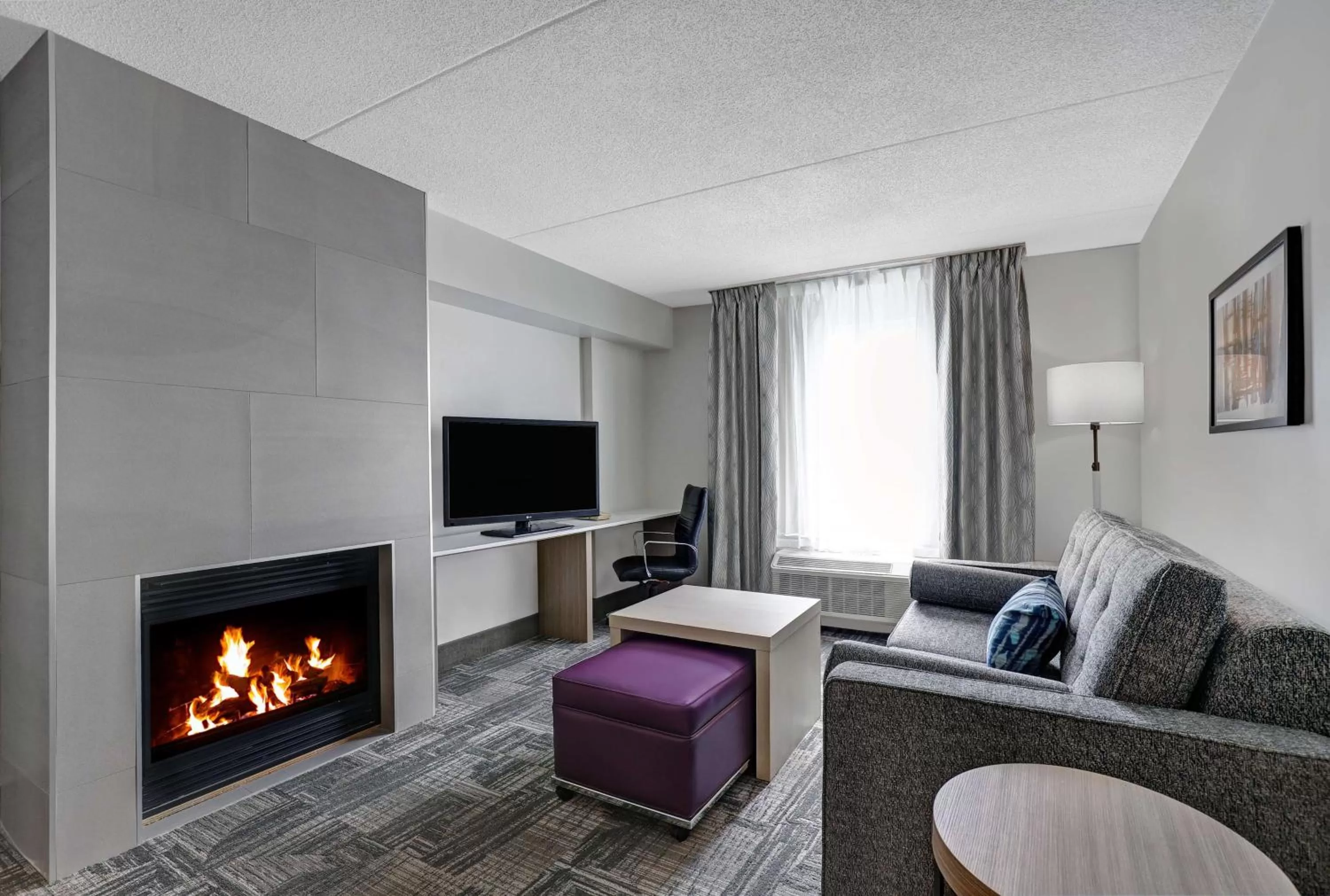 Living room in Homewood Suites by Hilton London Ontario