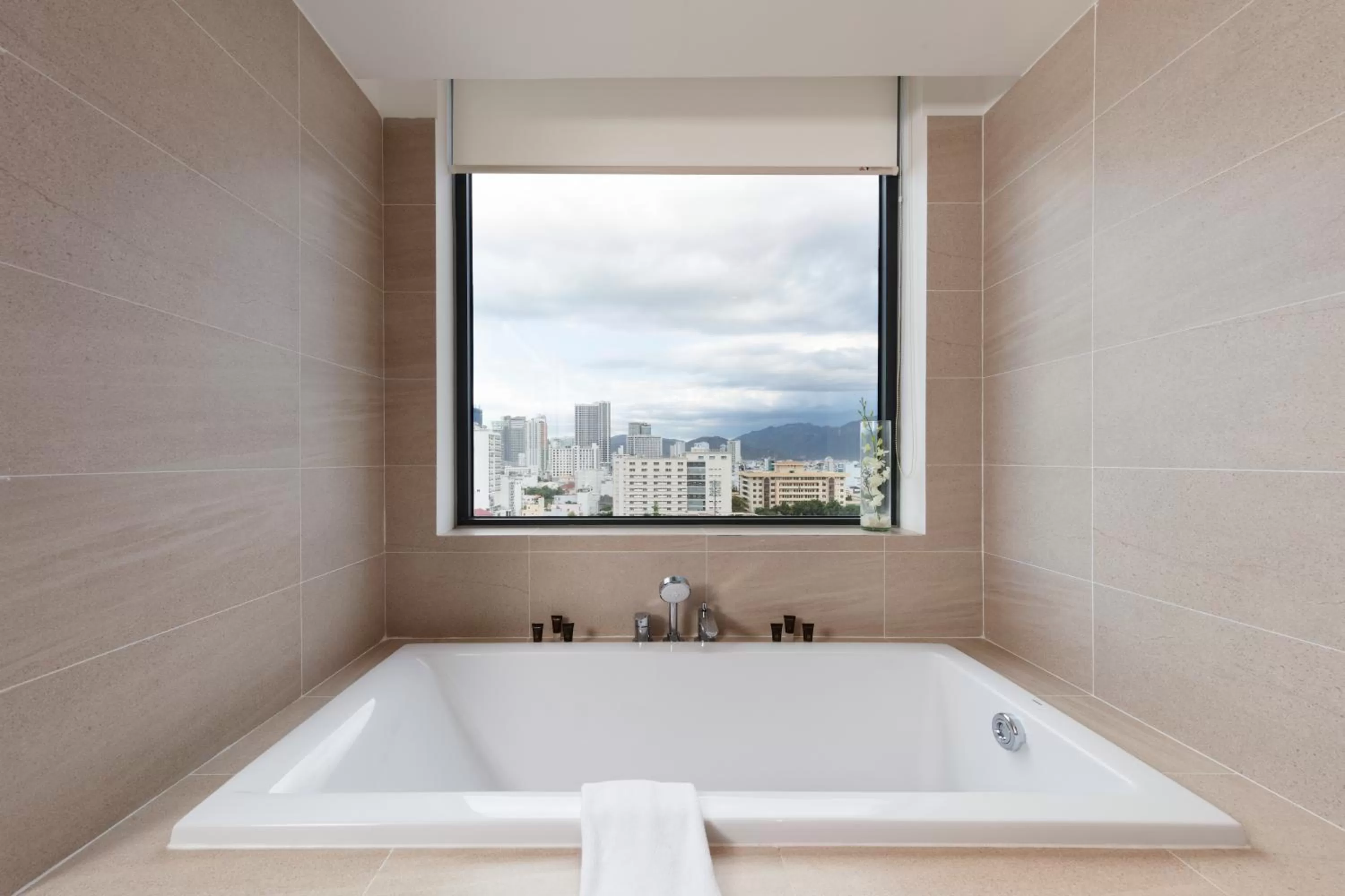 Bathroom in DQua Hotel