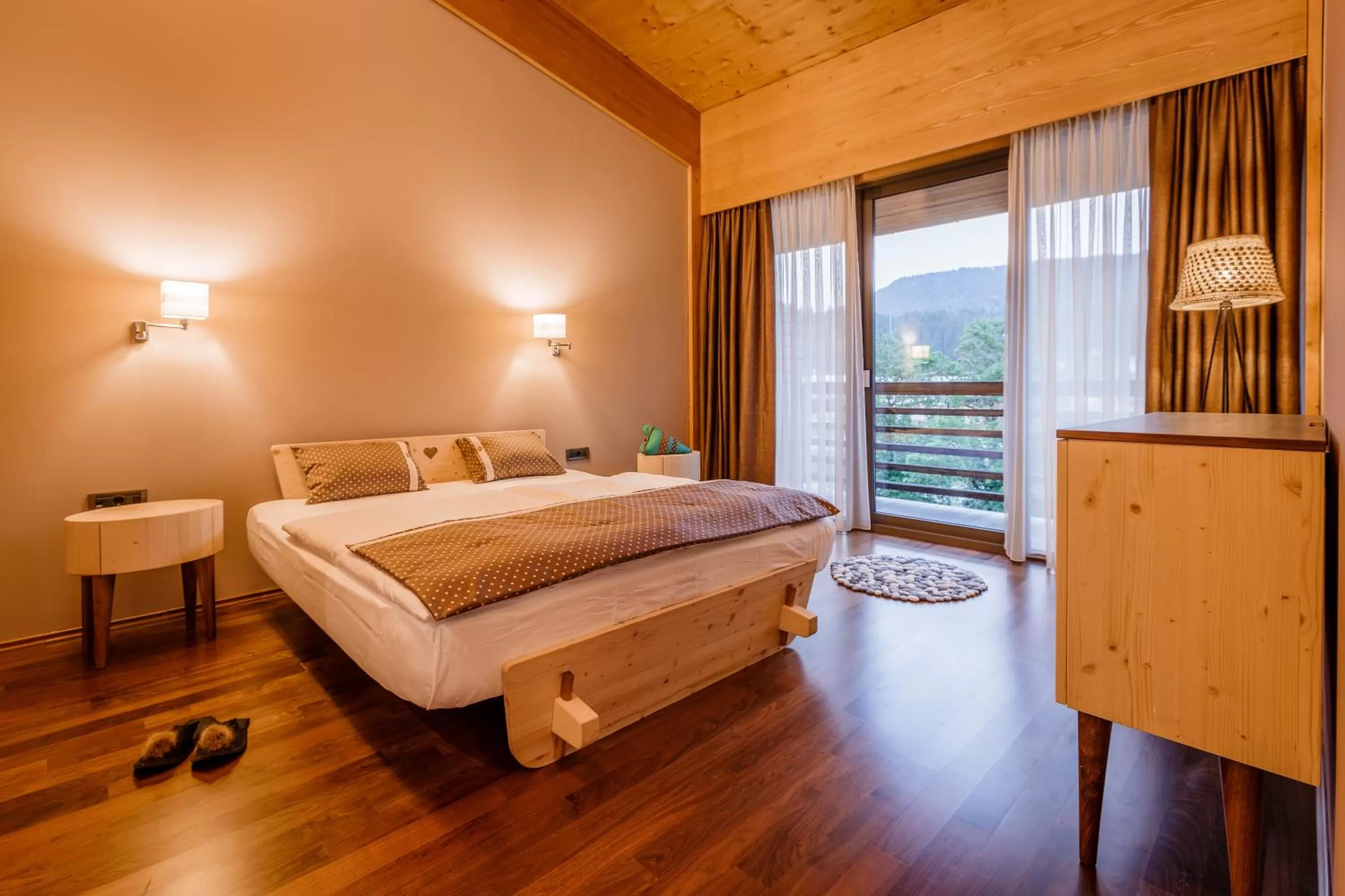 Bed in Bohinj Eco Hotel