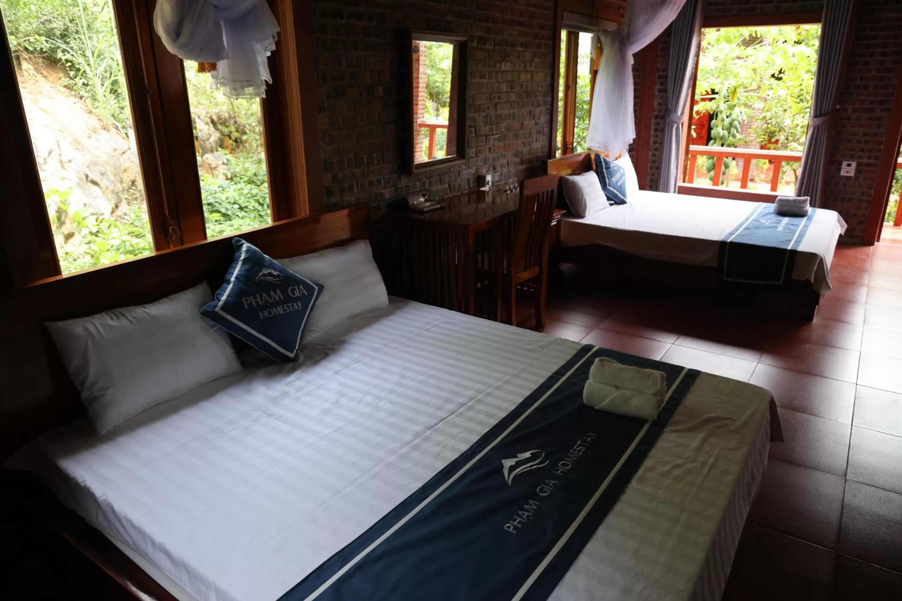 Photo of the whole room, Bed in Phạm Gia Homestay Ecogarden