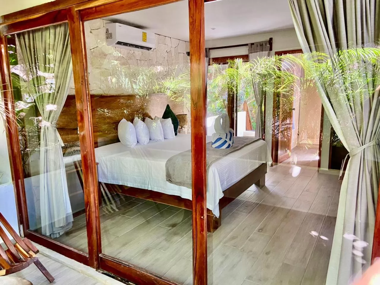 Photo of the whole room, Bed in Playa Canek Beachfront Eco Hotel