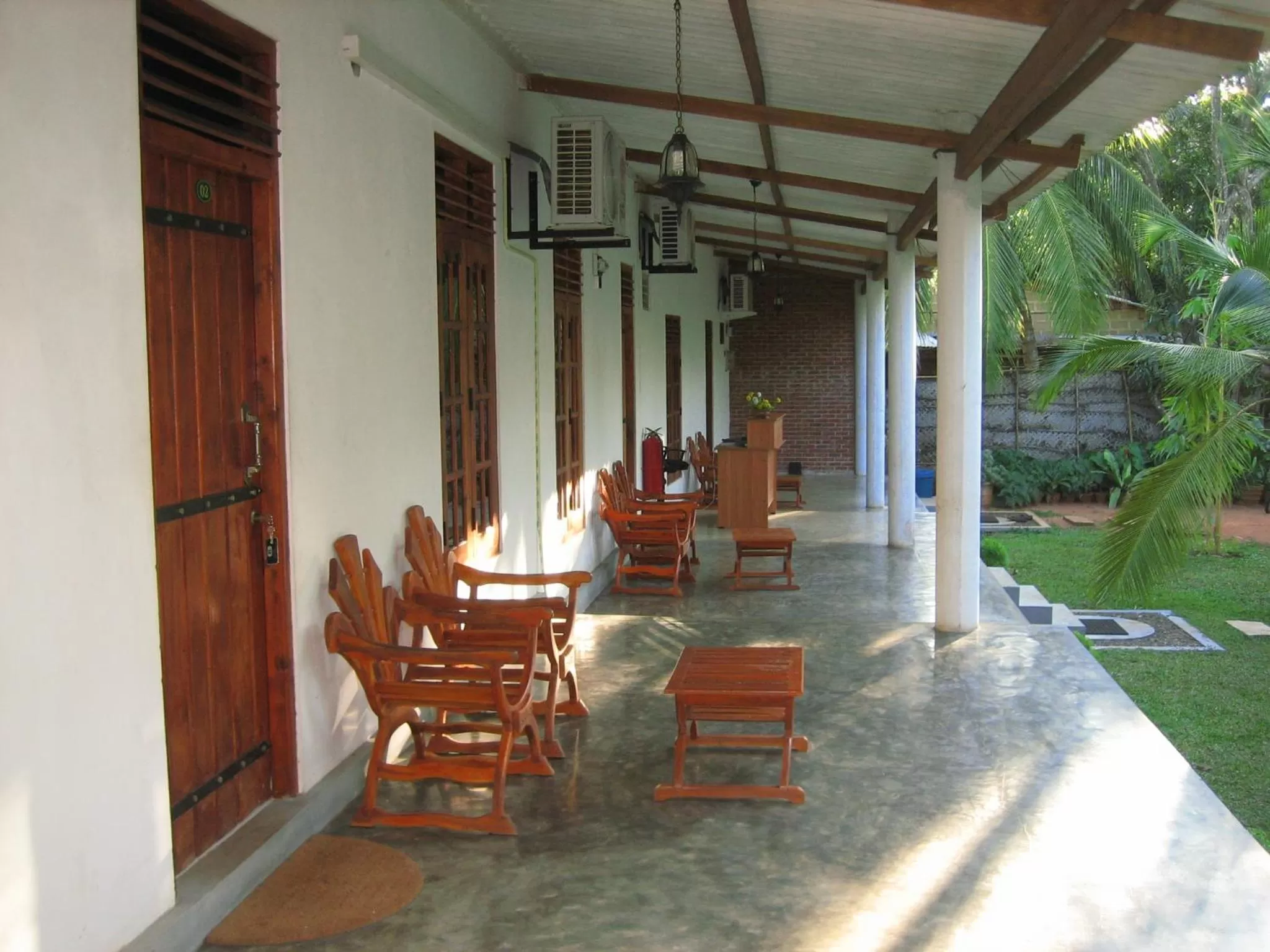 Patio in Liyana Holiday resort
