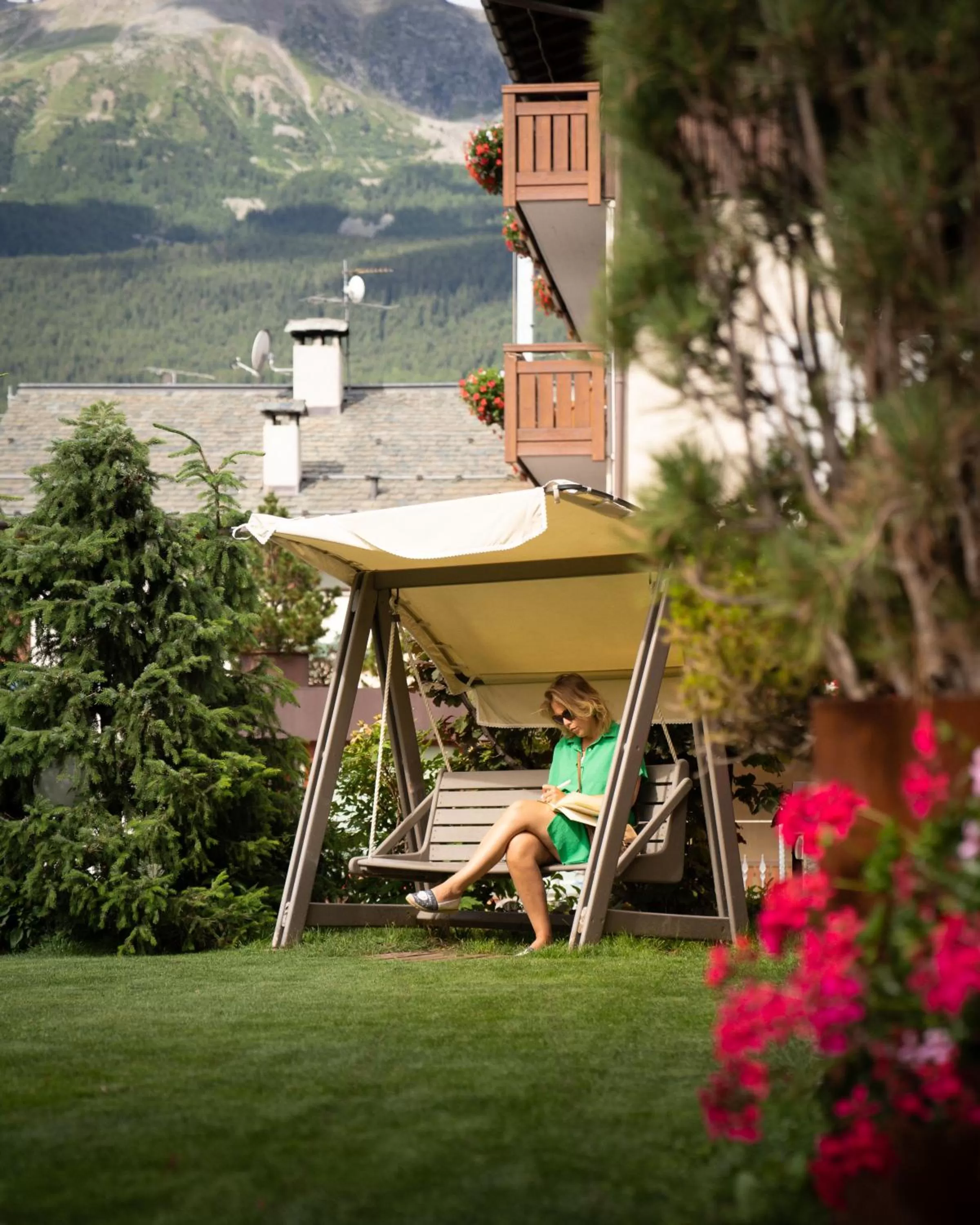 Garden in La Genzianella Bormio