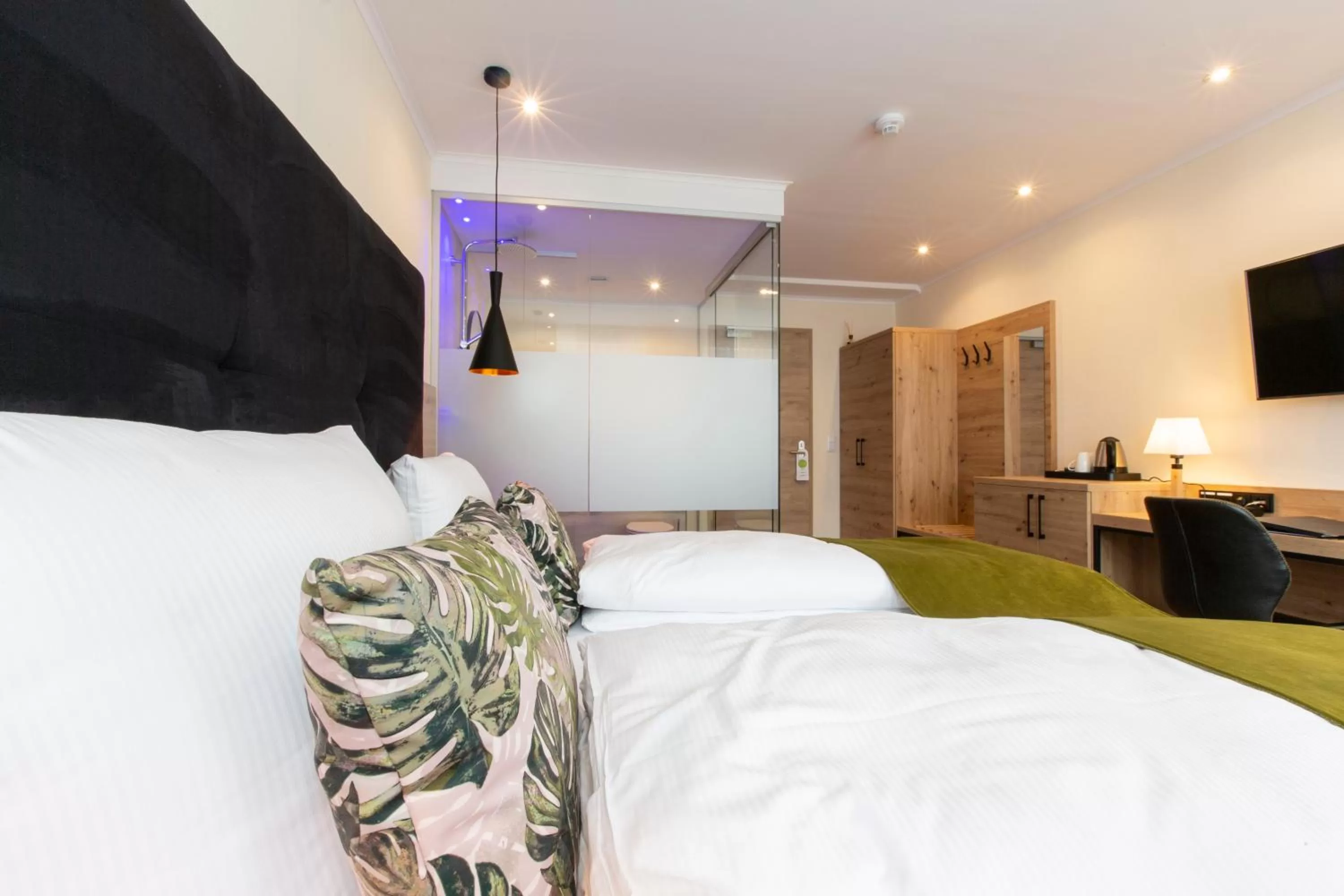 Bed in Stadthotel Lichtenfels