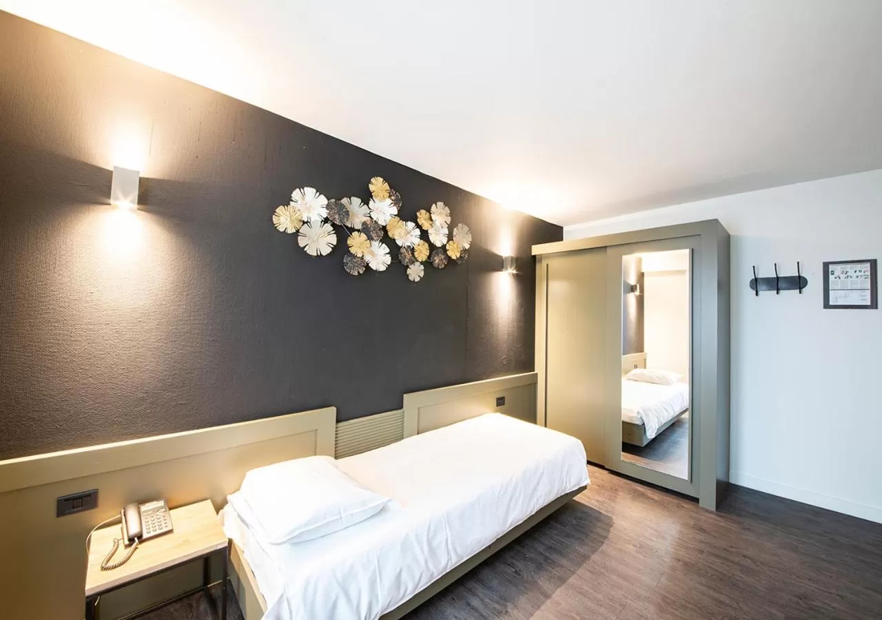 Bed in Hotel Cortina