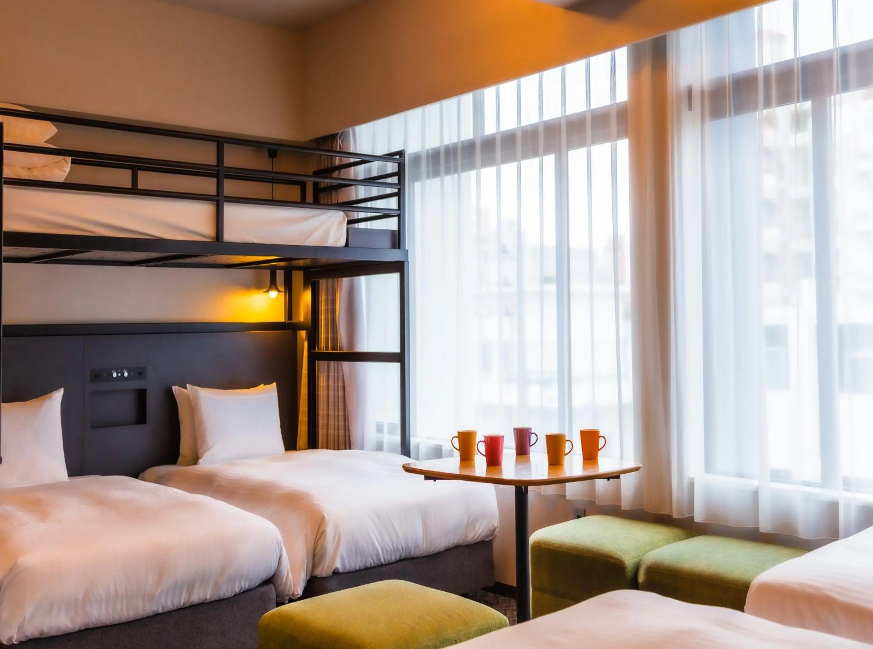 Photo of the whole room, Bed in Hotel Cocktail Stay Naha