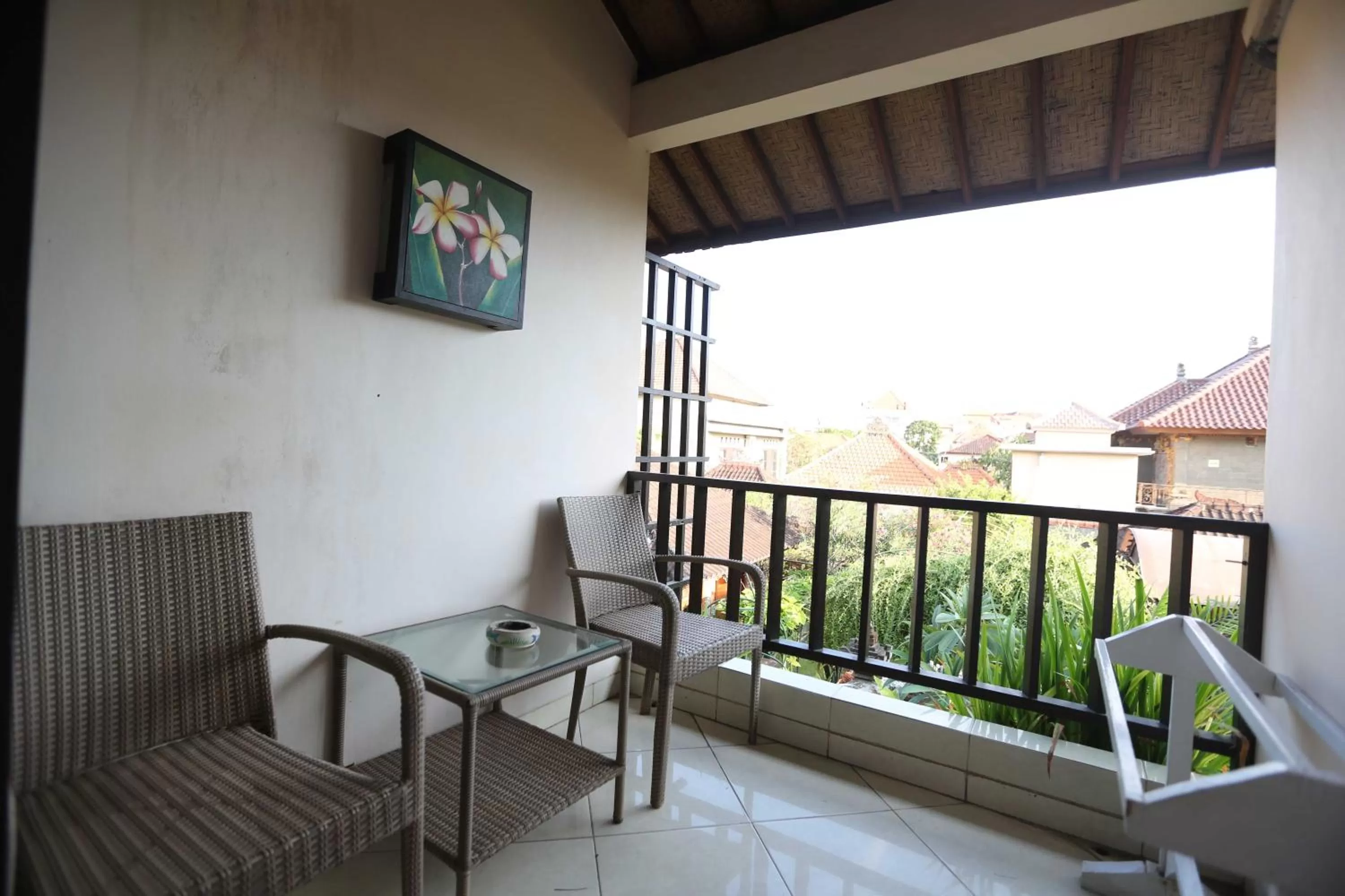 Balcony/Terrace in Fat Yogi Cottages