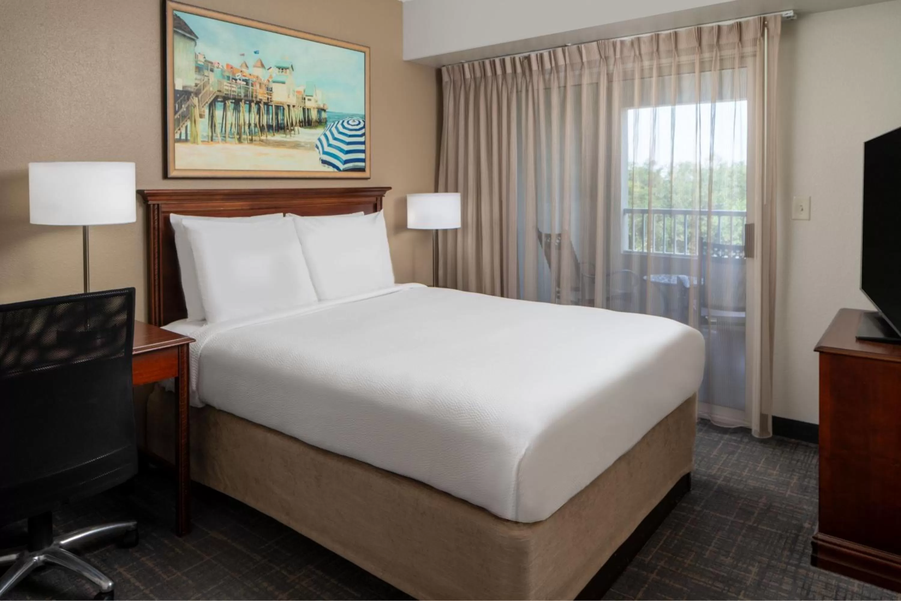 Bedroom, Bed in Residence Inn Charleston Riverview