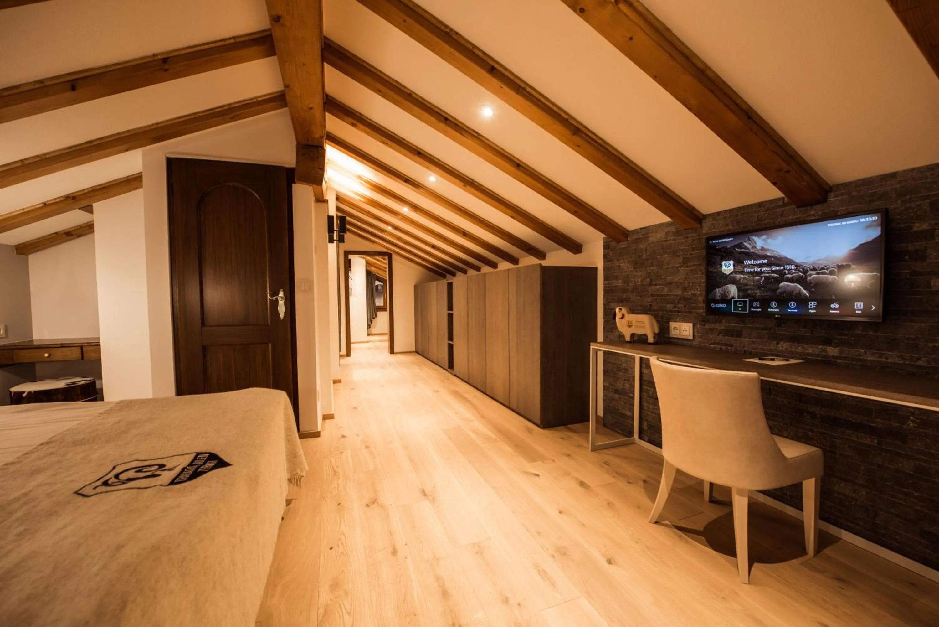 Bed in Hotel Daniela