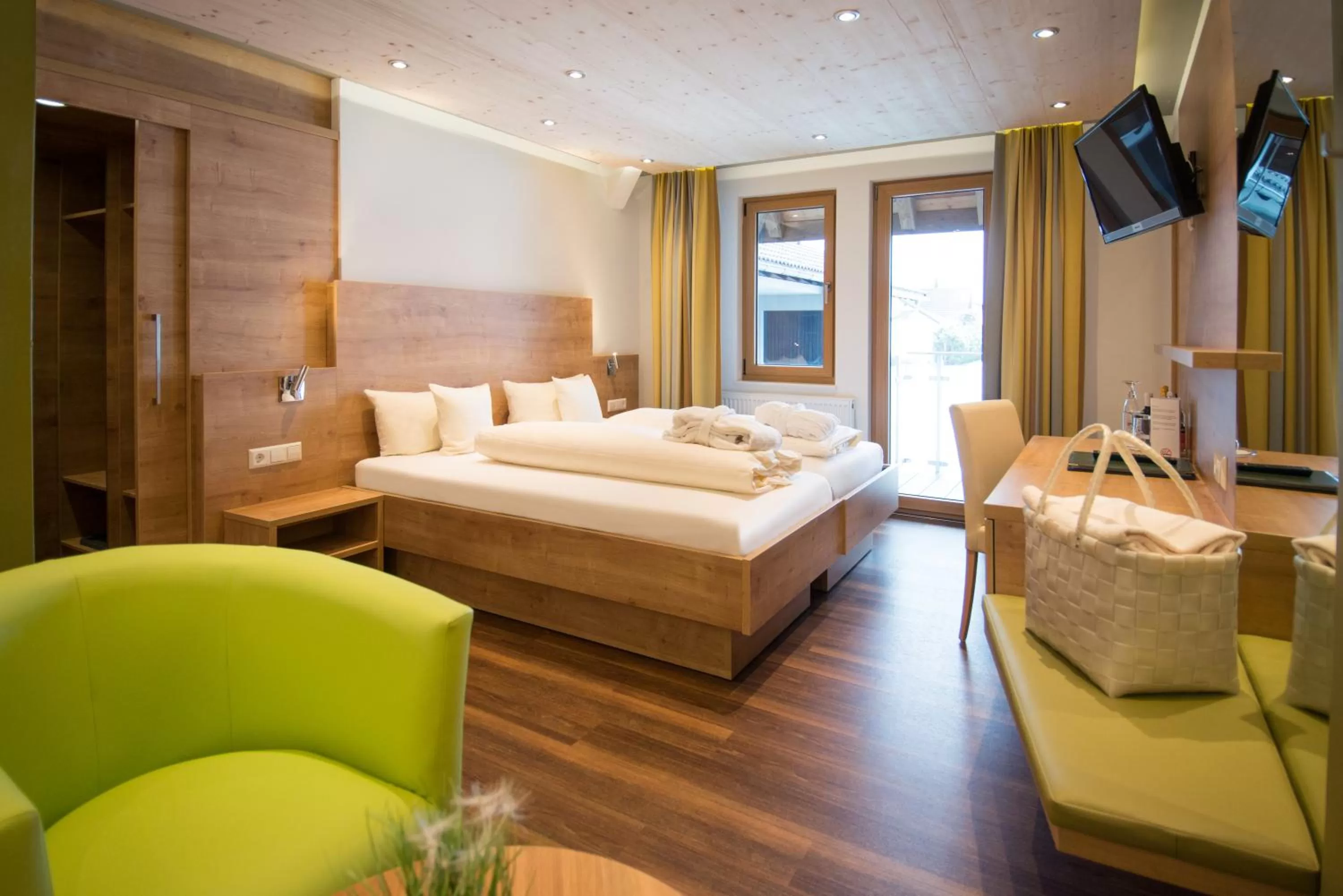 Bed in Wellnesshotel Sonnenhof & Sonnhalde