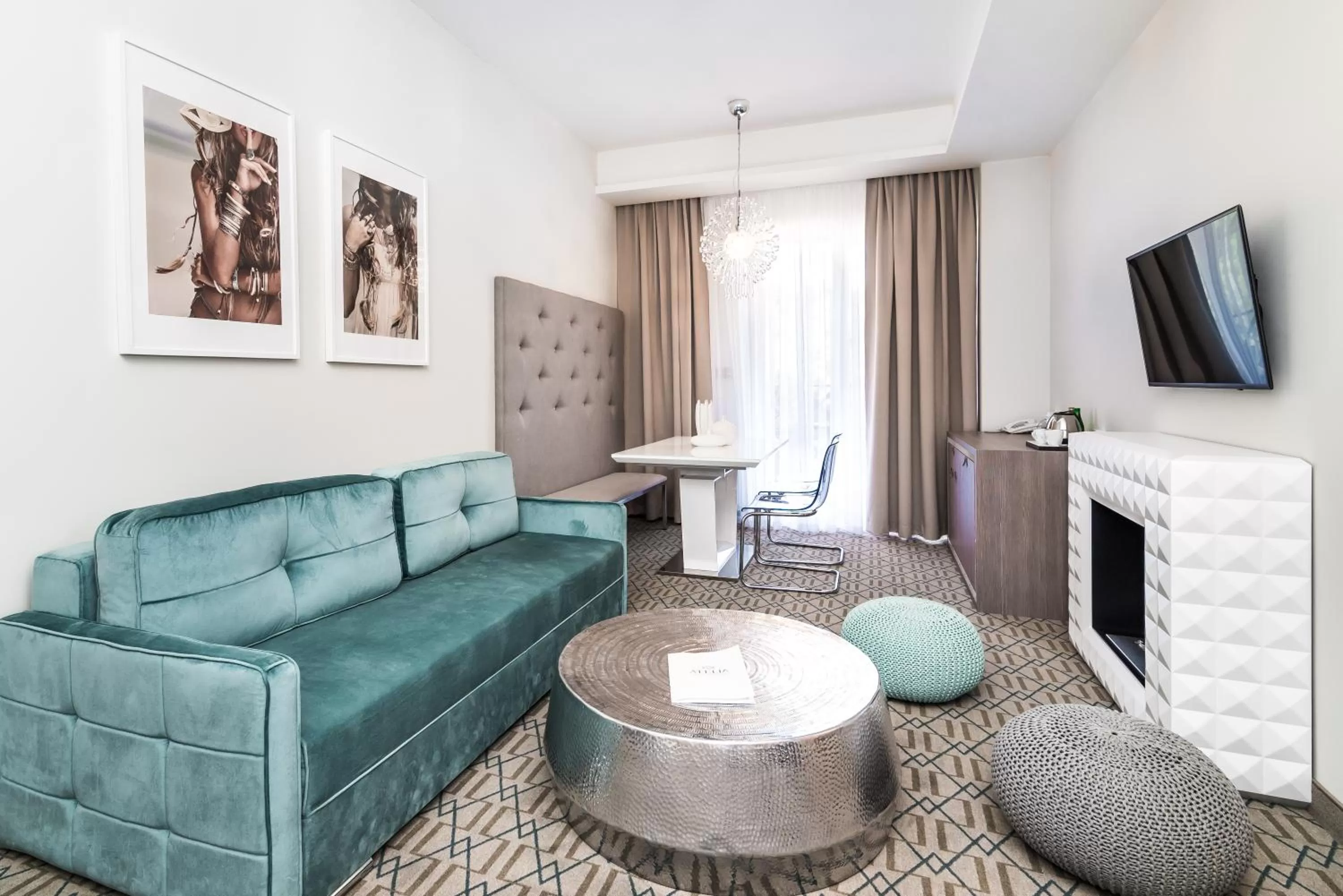 Living room in Hotel Atelia