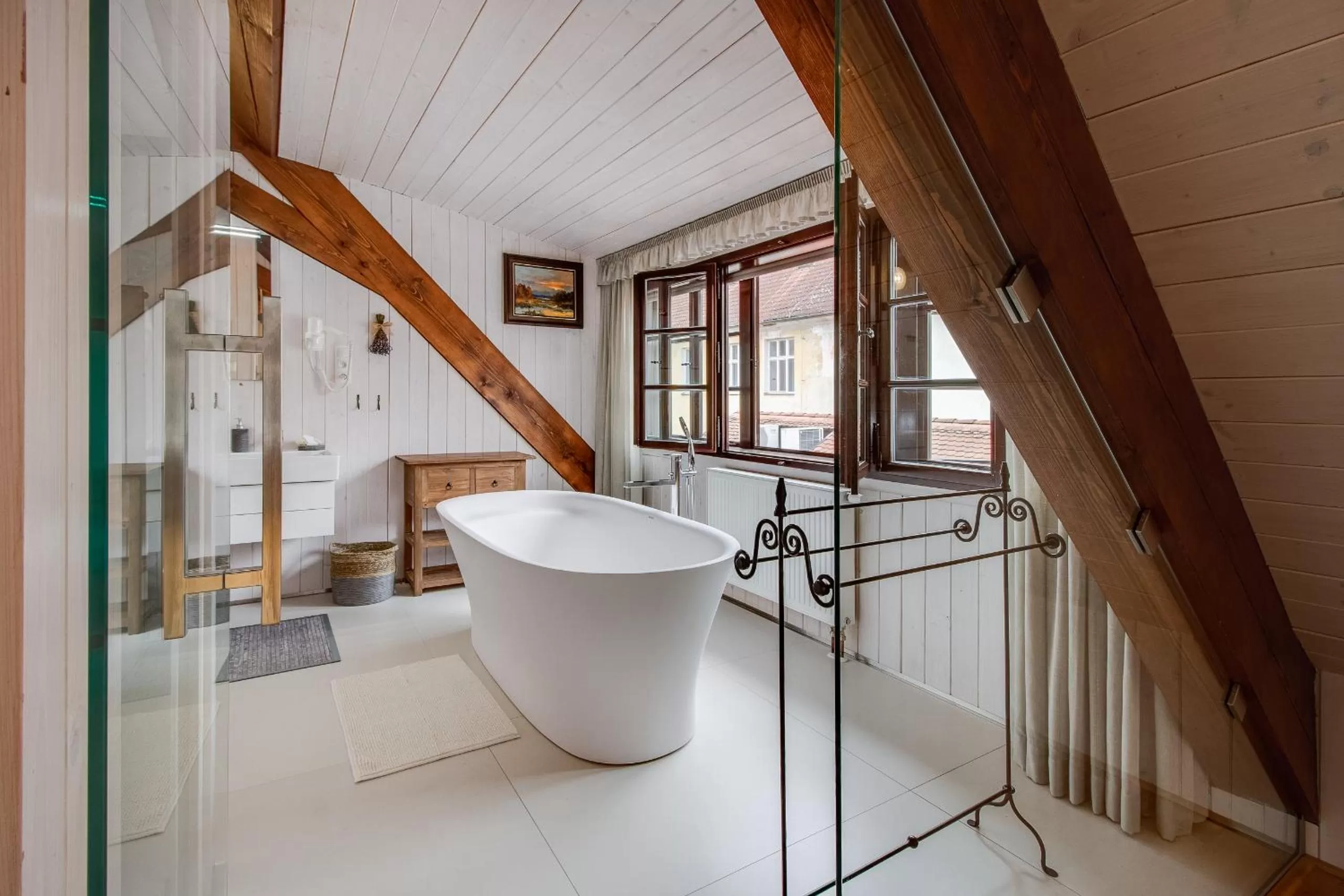 Bathroom in Apartmány Šupina