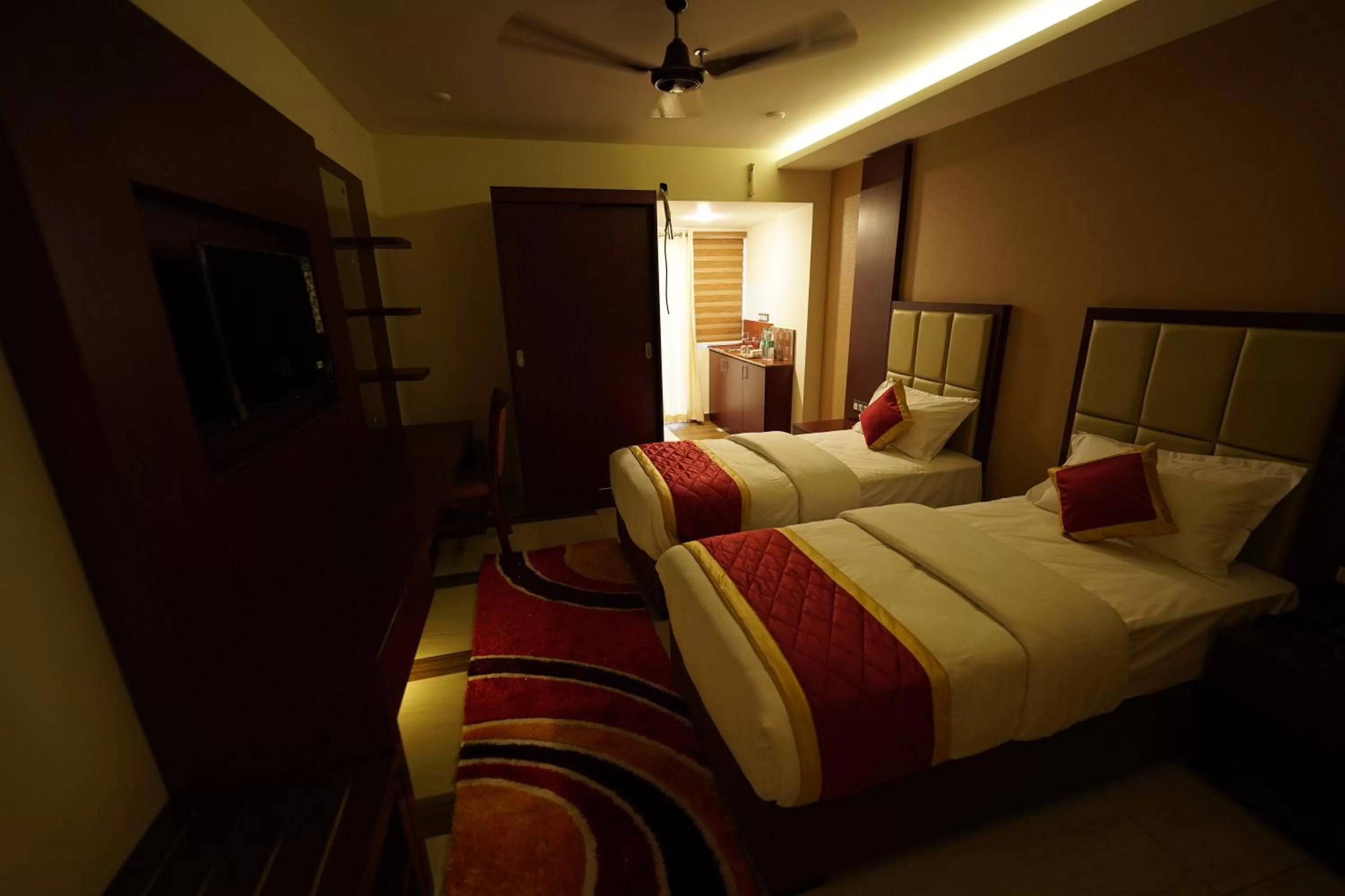 Bed in Hotel Newline Orchid