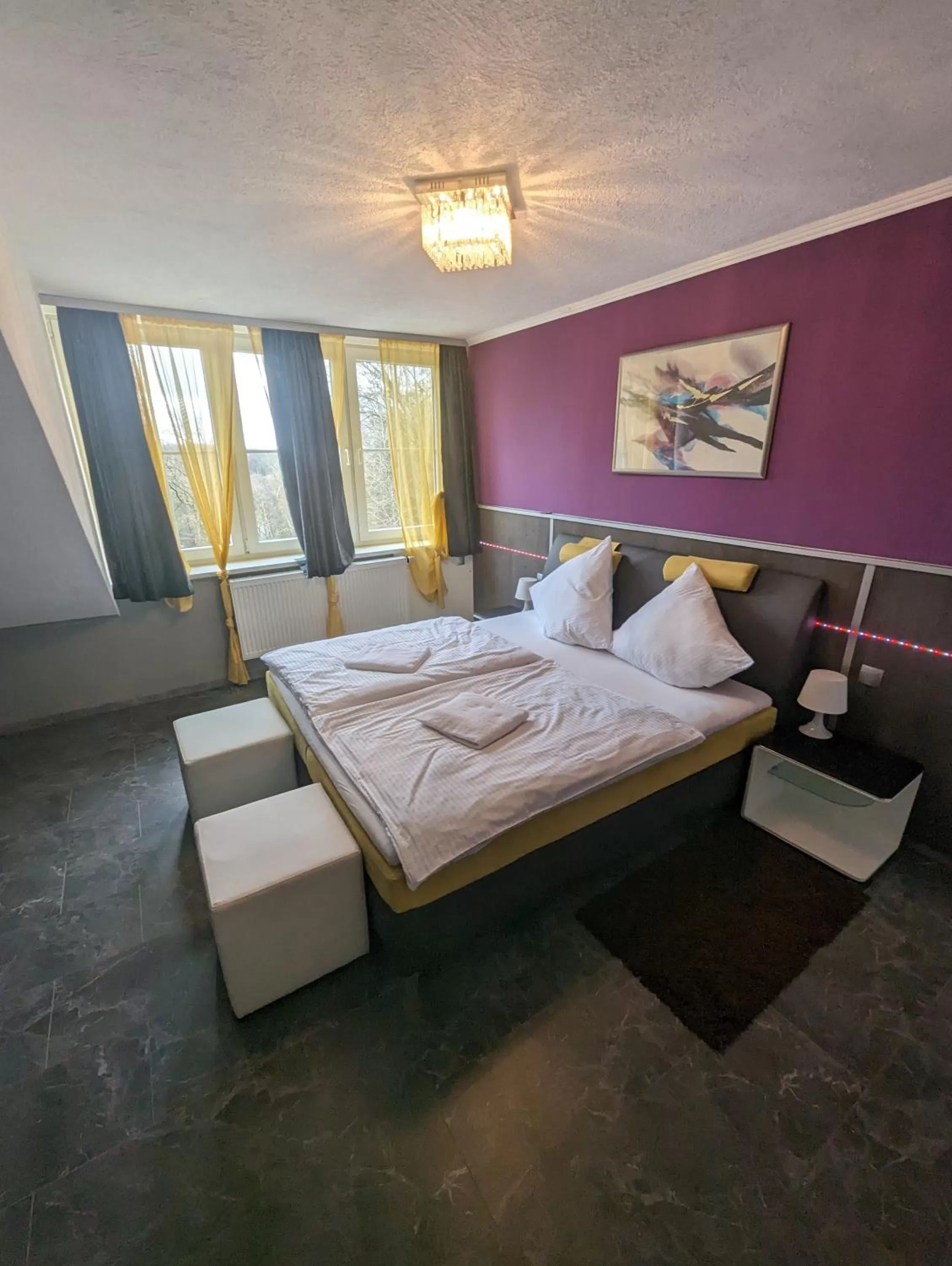 Bed in Hotel Eiserner Anton