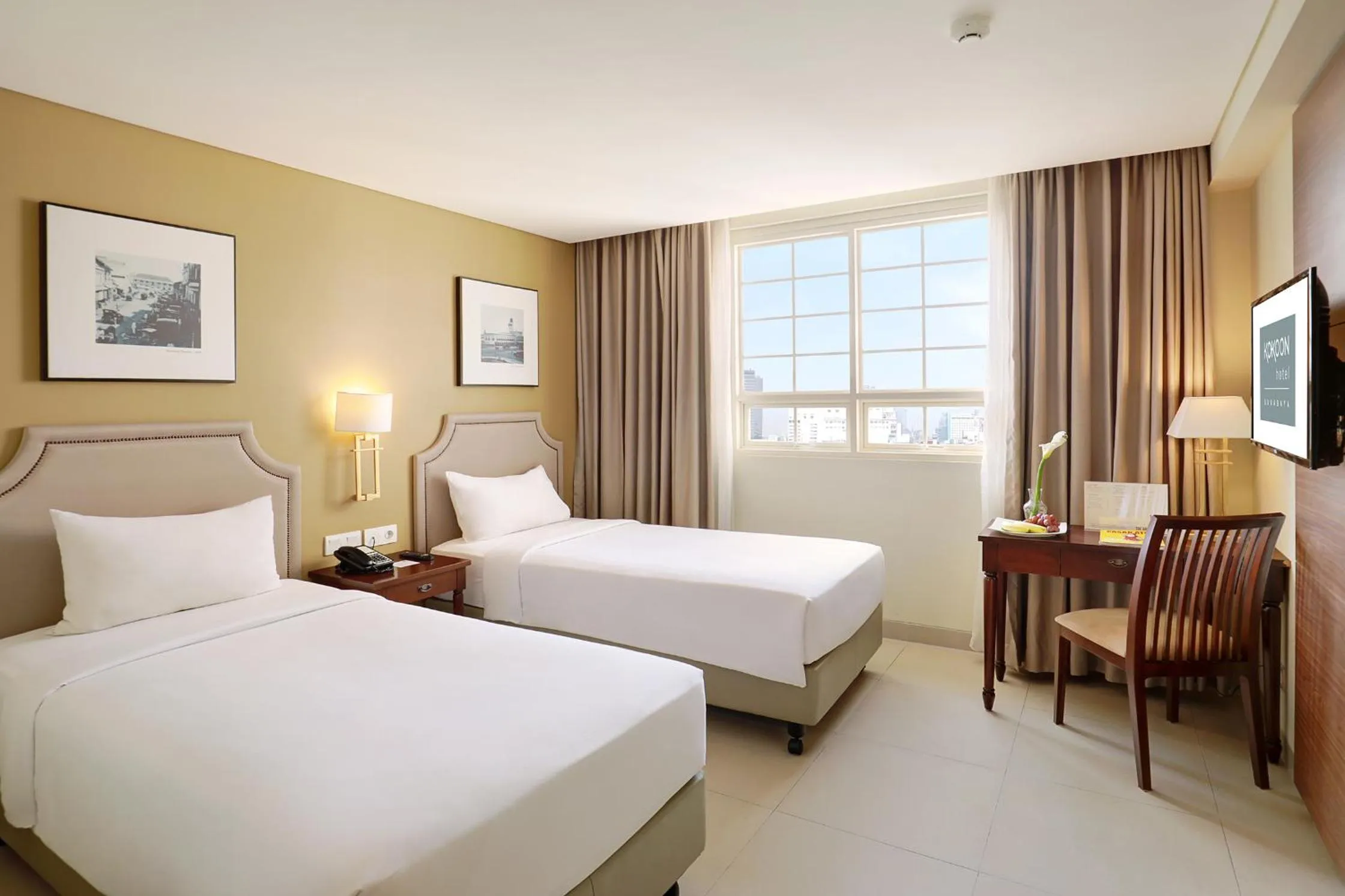 Bed in Kokoon Hotel Surabaya
