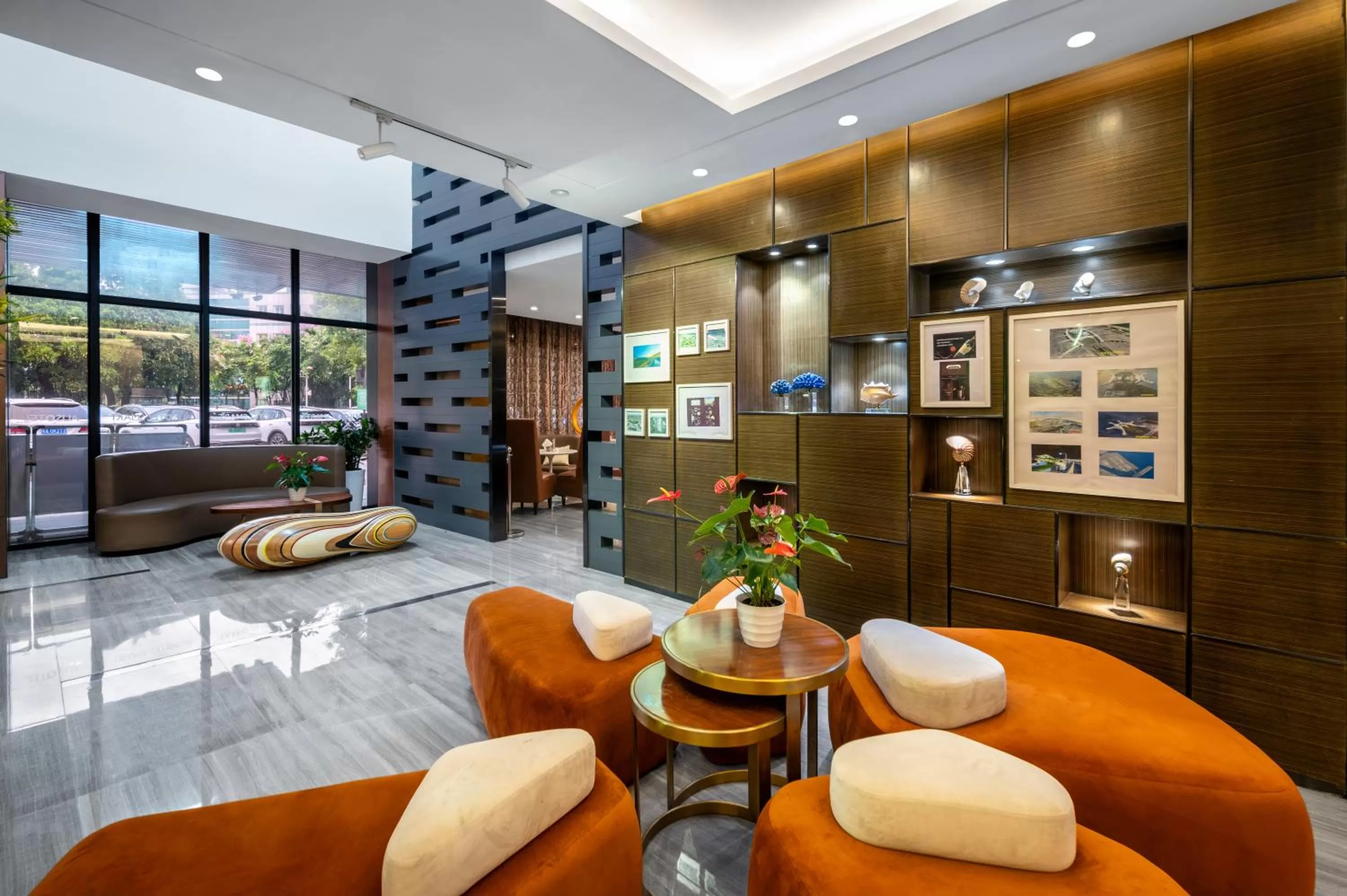 Seating area in Ausotel Smart Baiyun International Airport T2-Free 24-hour airport pick-up