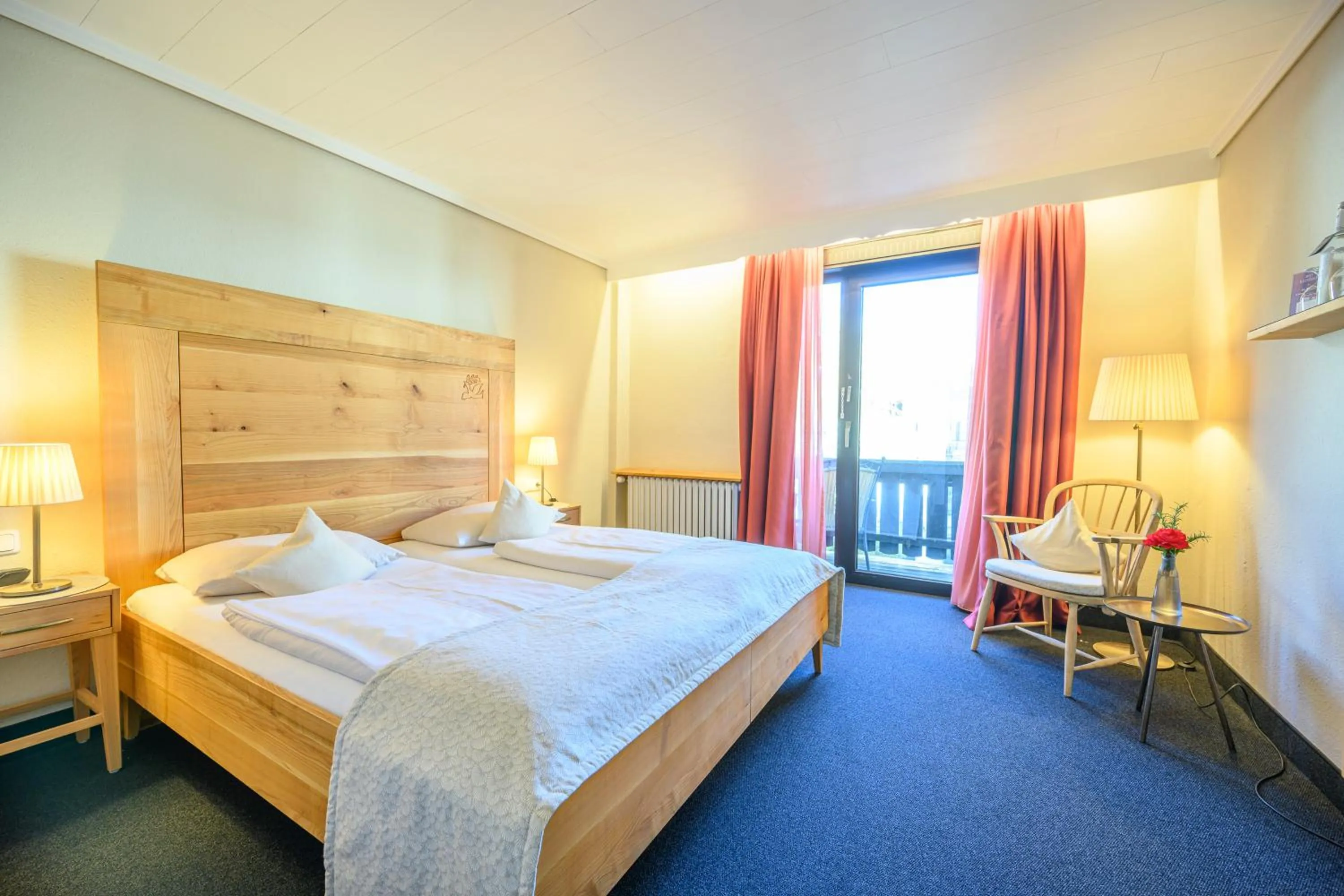 Photo of the whole room, Bed in Biohotel Garmischer Hof