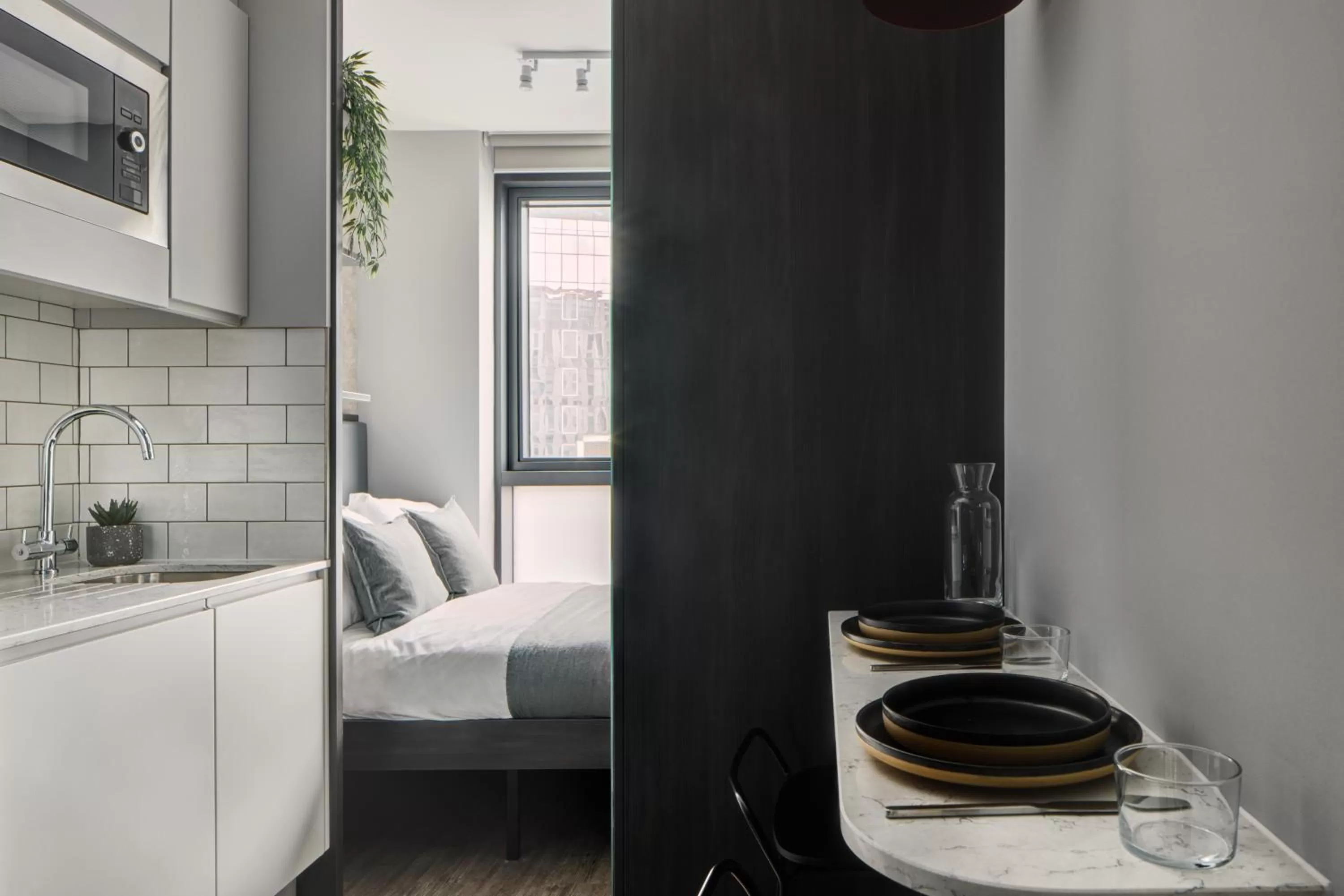 Kitchen or kitchenette in ARK Canary Wharf