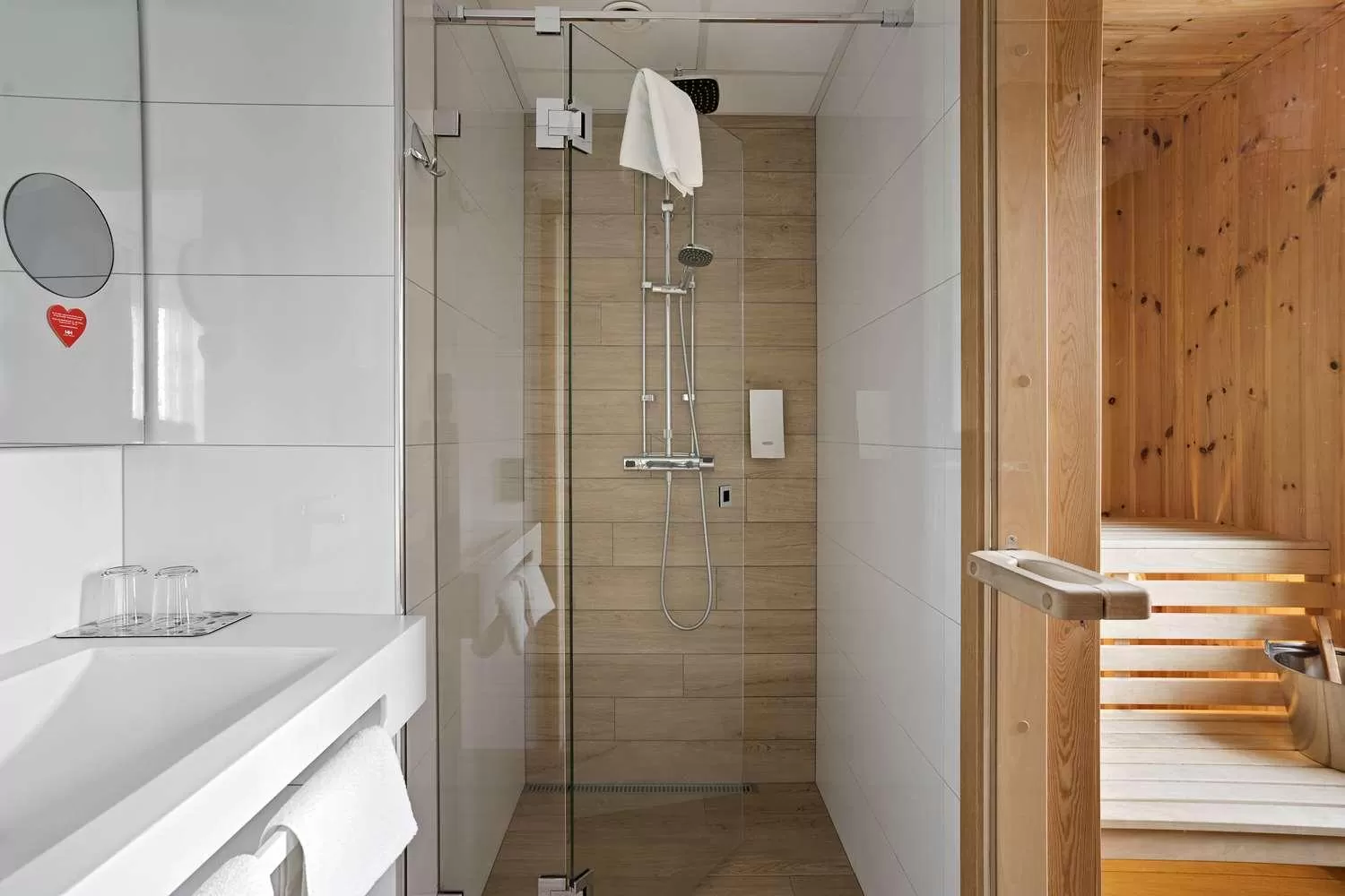 Shower in Best Western Hotel Halland