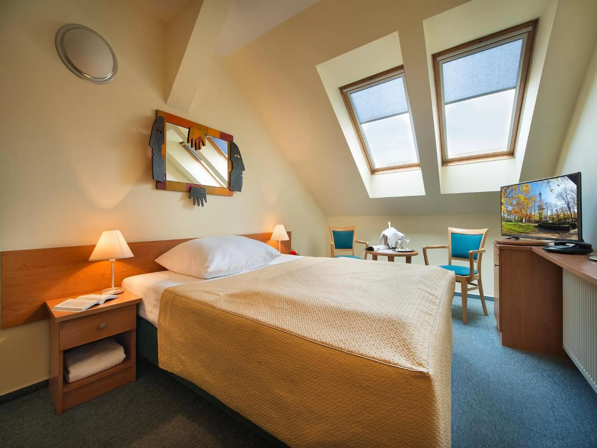 Bed in EA Hotel Tosca