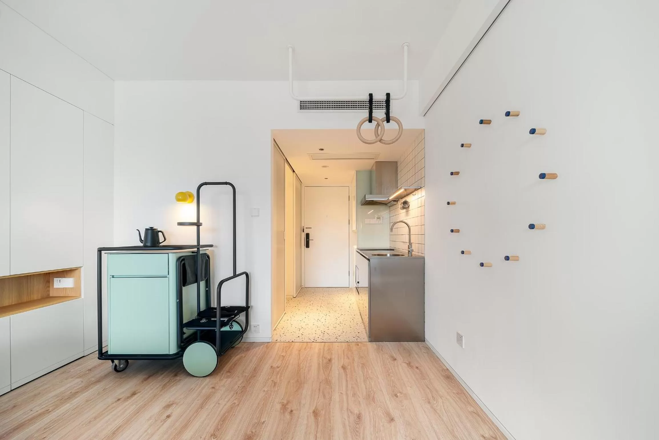 Kitchen or kitchenette in Stey Beijing 798 Art Zone Hotel