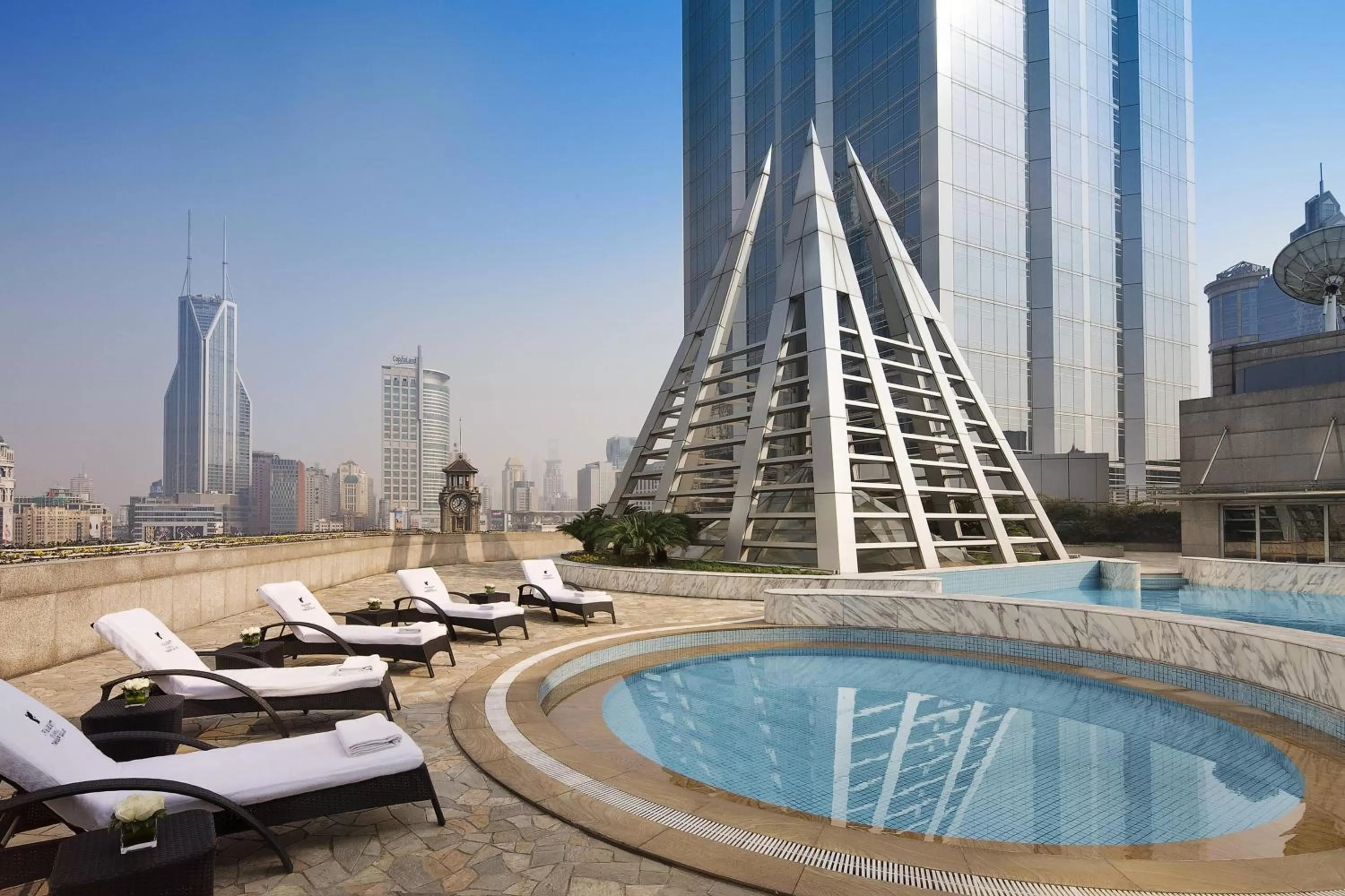Swimming pool in JW Marriott Shanghai at Tomorrow Square